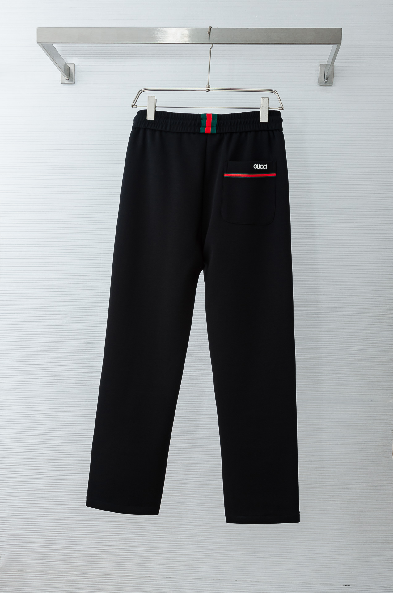 Gucci古驰 26FW最新款精梳棉混纺挺括有型自带筋骨感抗皱性极强四面弹力包容性好弹力松紧腰搭配抽绳设