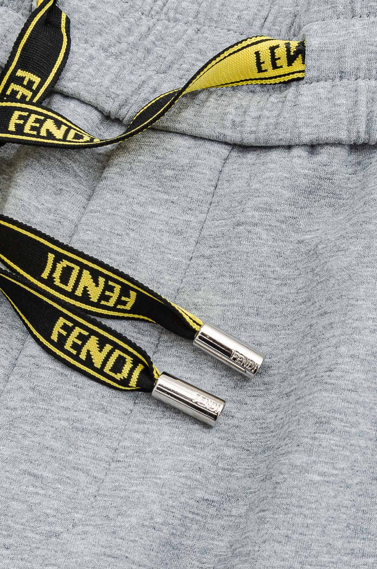 FENDI芬迪 26FW最新款精梳棉混纺挺括有型自带筋骨感抗皱性极强四面弹力包容性好弹力松紧腰搭配抽绳设