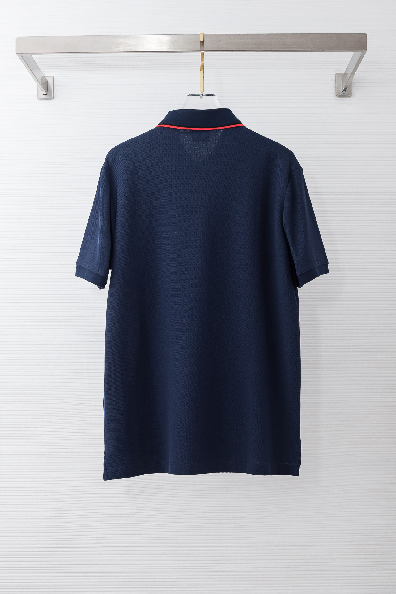 Burberry巴宝莉 2026//男士商务休闲纯色翻领短袖POLO衫#客供进口100%珠地棉面料，甄选