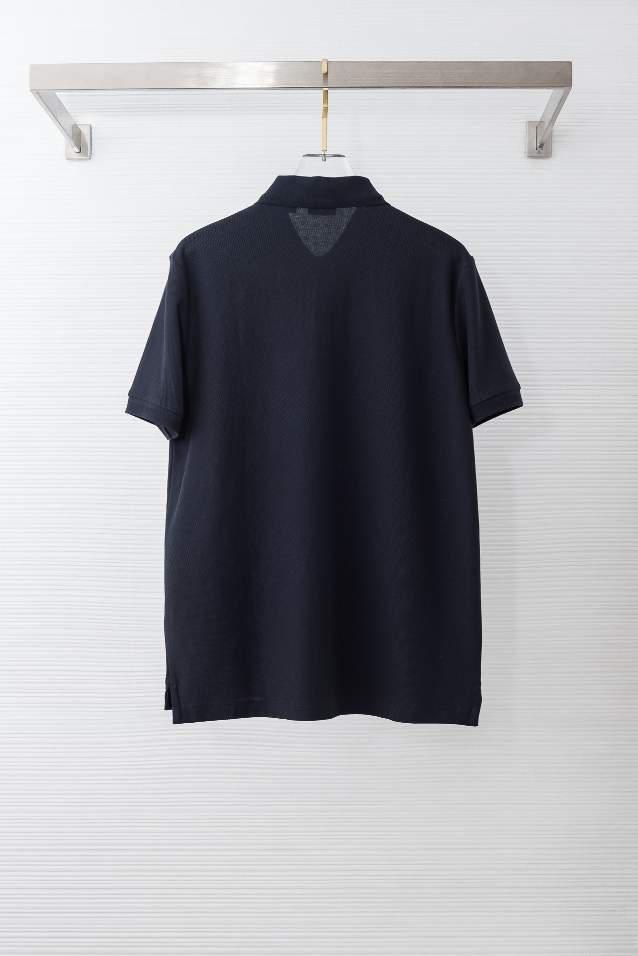 Burberry巴宝莉 2026//男士商务休闲纯色翻领短袖POLO衫#客供进口100%珠地棉面料，甄选