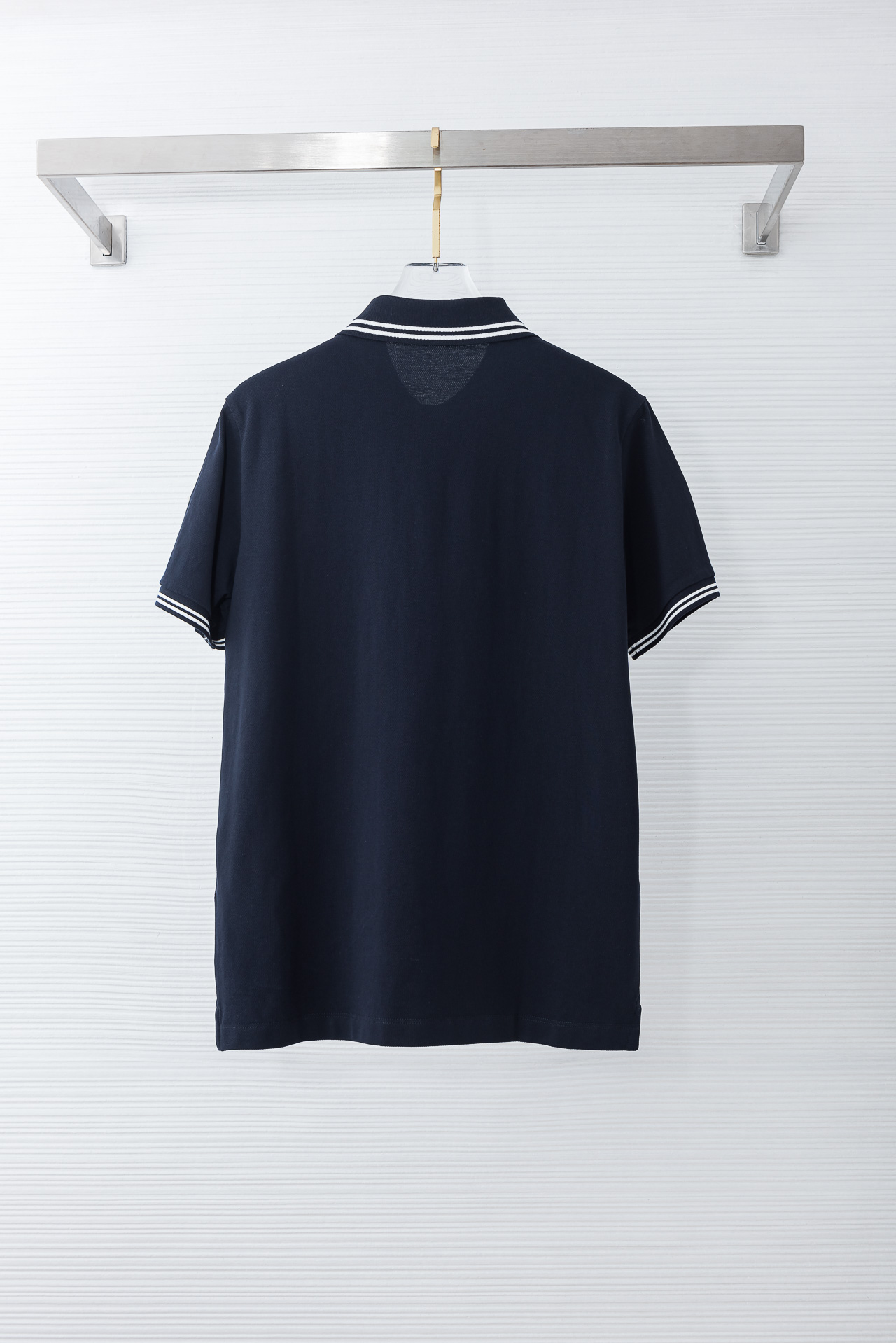 MONCLER蒙口 2026//男士商务休闲纯色翻领短袖POLO衫#客供进口100%珠地棉面料，甄选上等