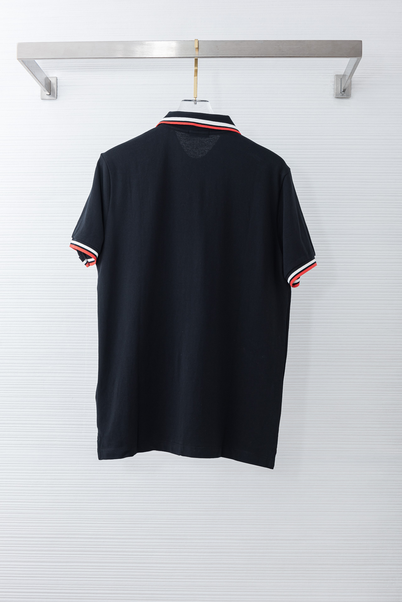 MONCLER蒙口 2026//男士商务休闲纯色翻领短袖POLO衫#客供进口100%珠地棉面料，甄选上等