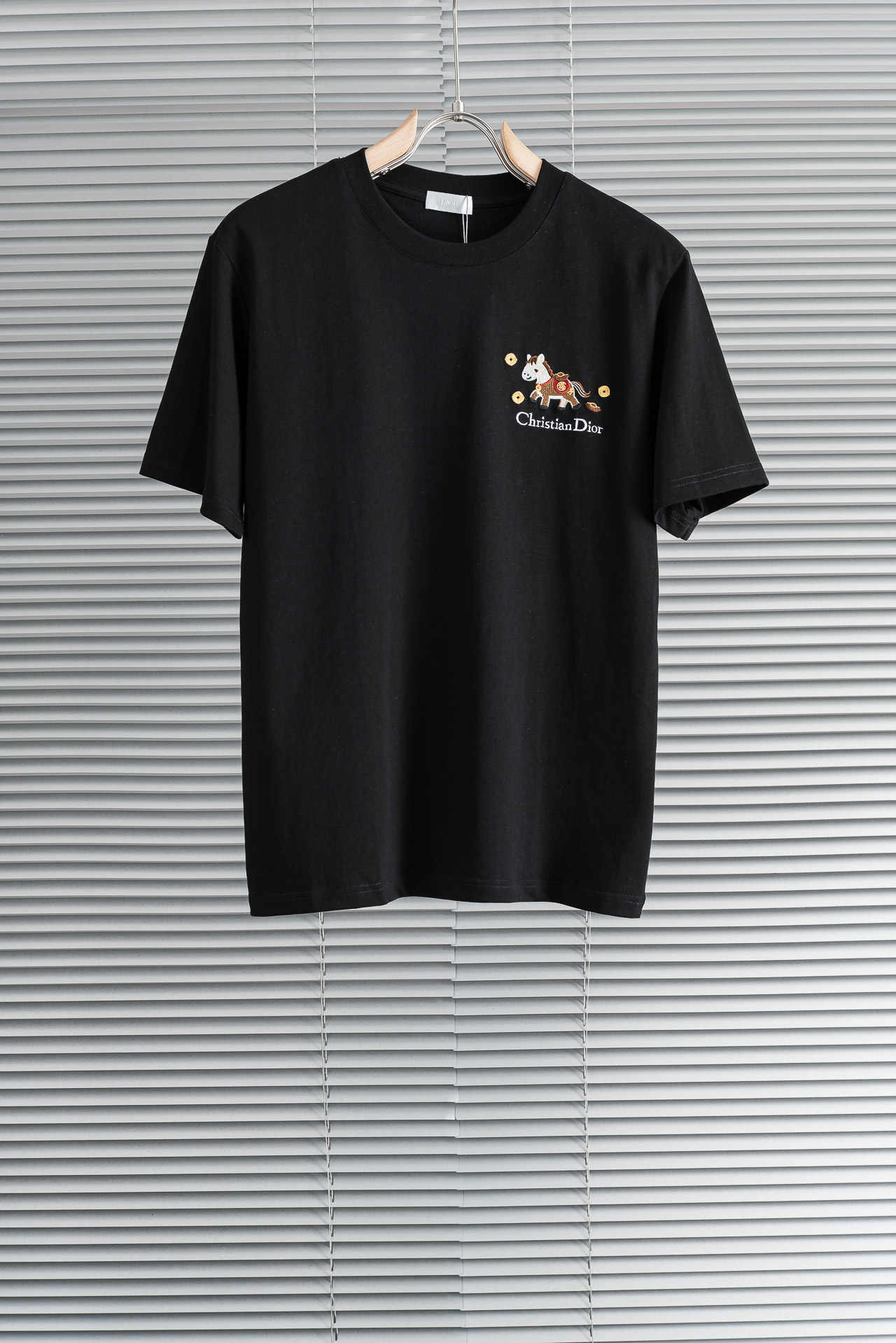 🆕 Dior迪奥 🐴马年限定2026SS最新客供进口长绒棉男士圆领短袖T恤衫#定织定染100%长绒棉，最