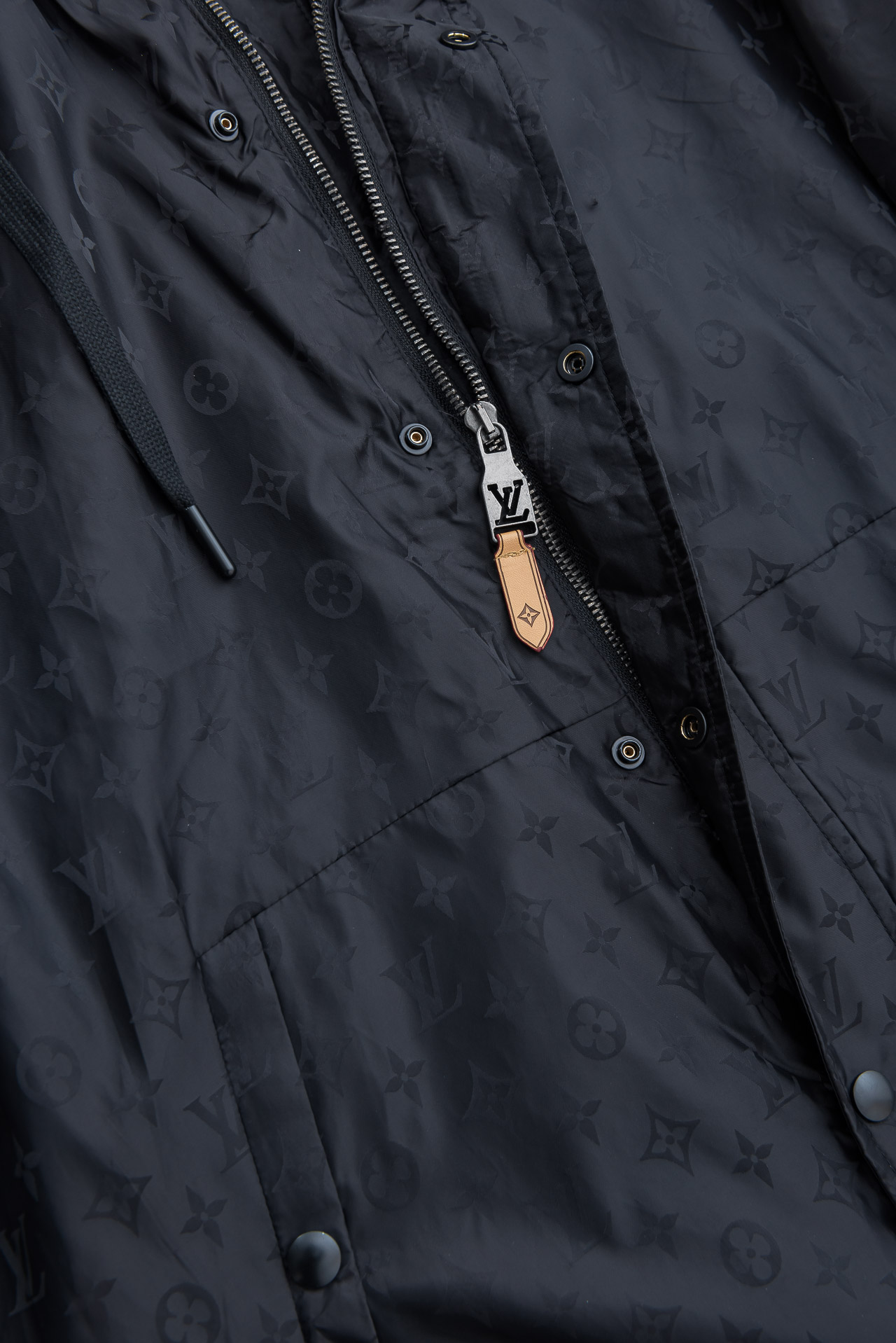 LV 路易威登2026 ss最新春季新品！Monogram立体提花连帽防水夹克外套#同步官网发售！该款夹