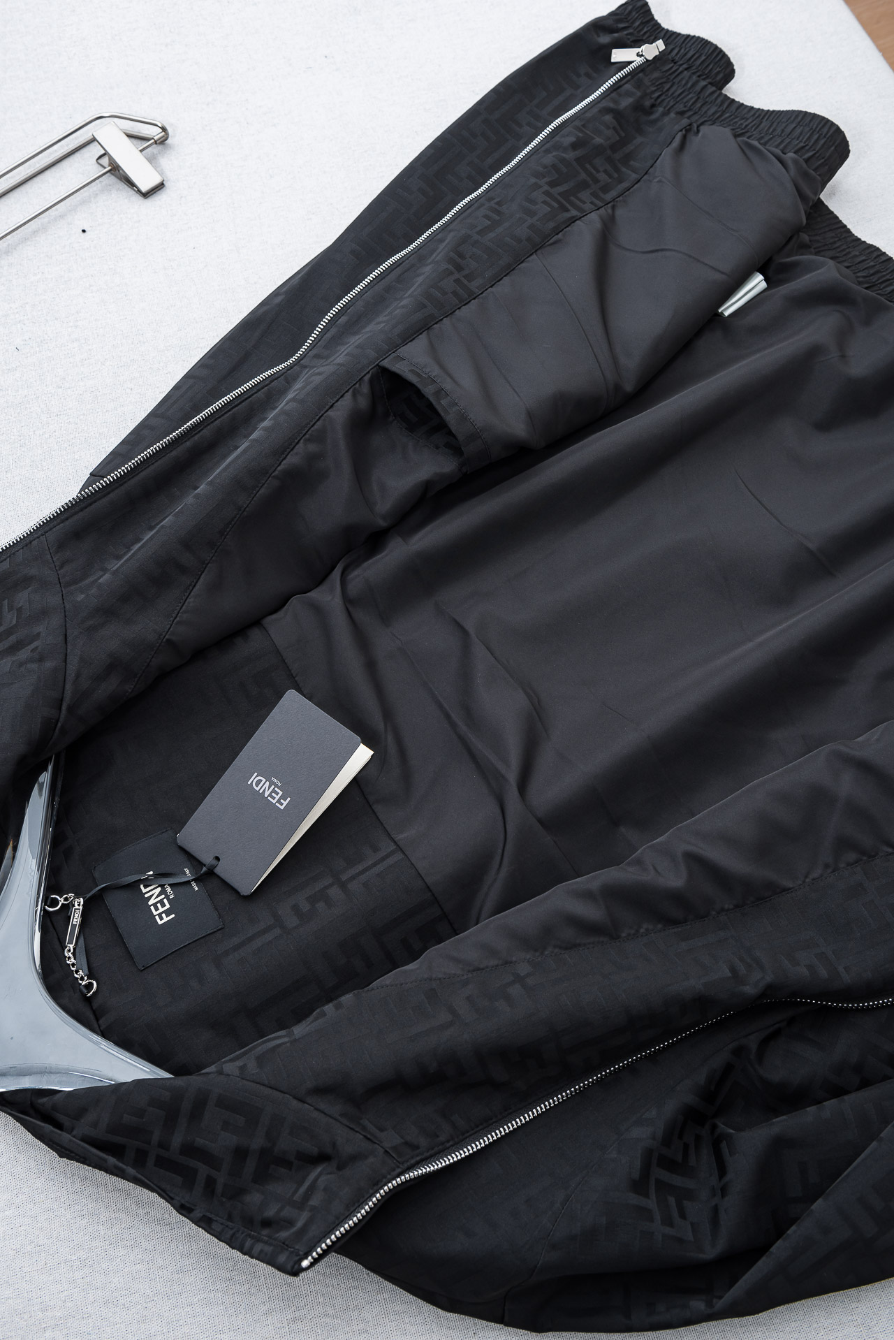 FENDI芬迪2026 ss最新春季新品，立领防水夹克外套#同步官网发售！Fendi品牌的灵魂提花FF形