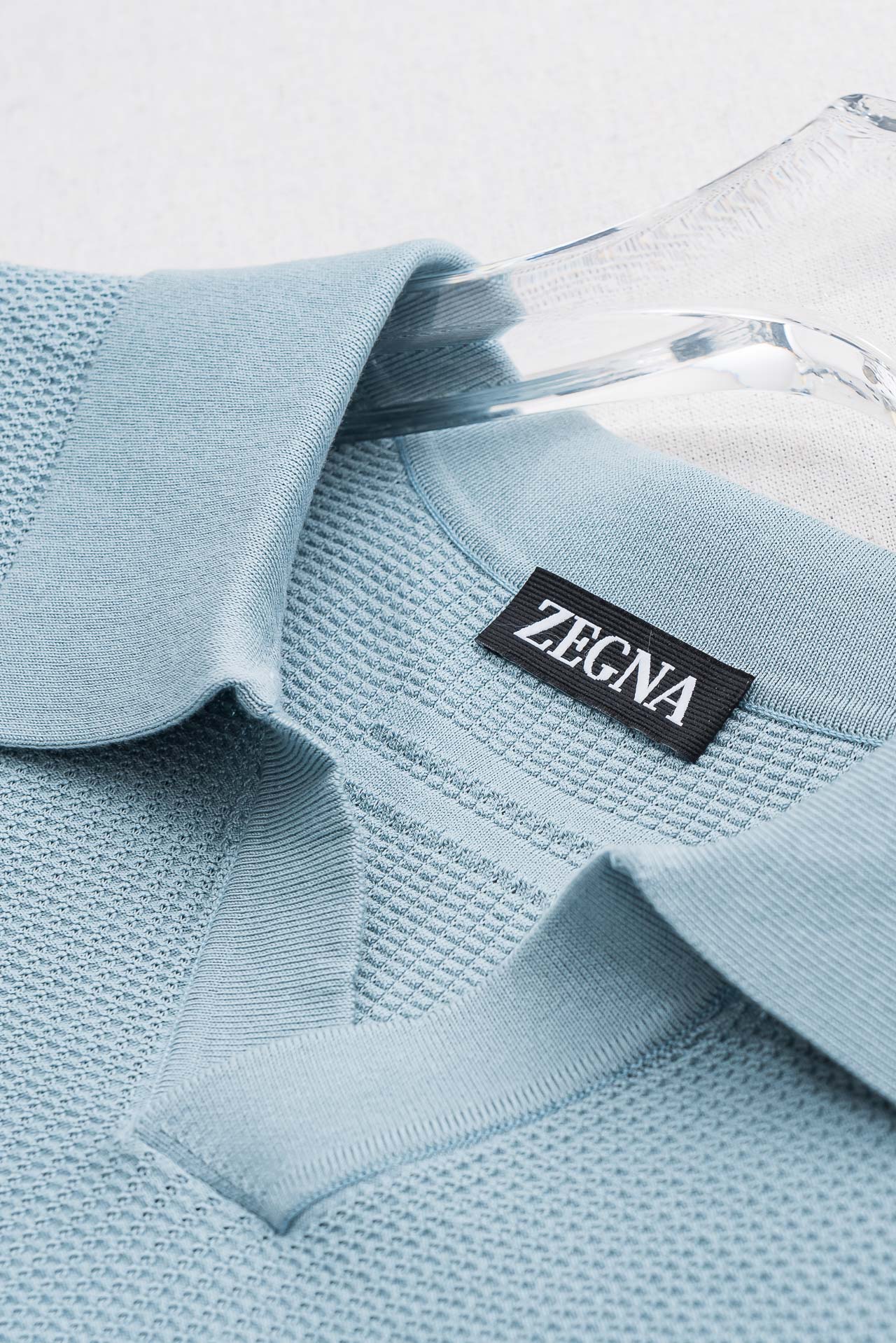 杰尼亚zegna2026春夏新款 桑蚕丝混纺男士针织短袖衫！采用5.5%蚕丝+65.2％莱赛尔天丝+29