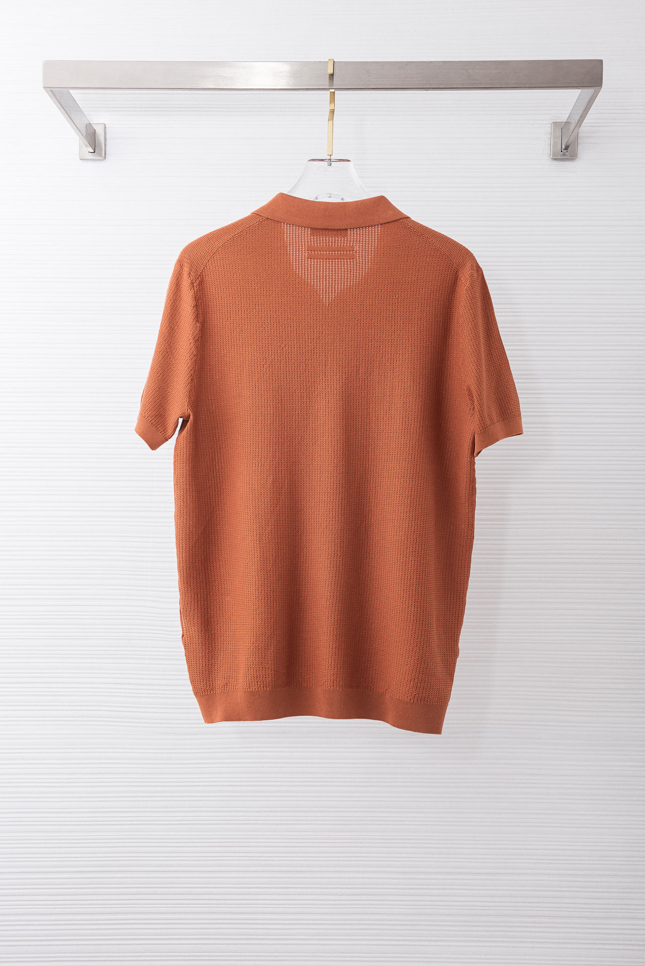 杰尼亚zegna2026春夏新款 桑蚕丝混纺男士针织短袖衫！采用5.5%蚕丝+65.2％莱赛尔天丝+29