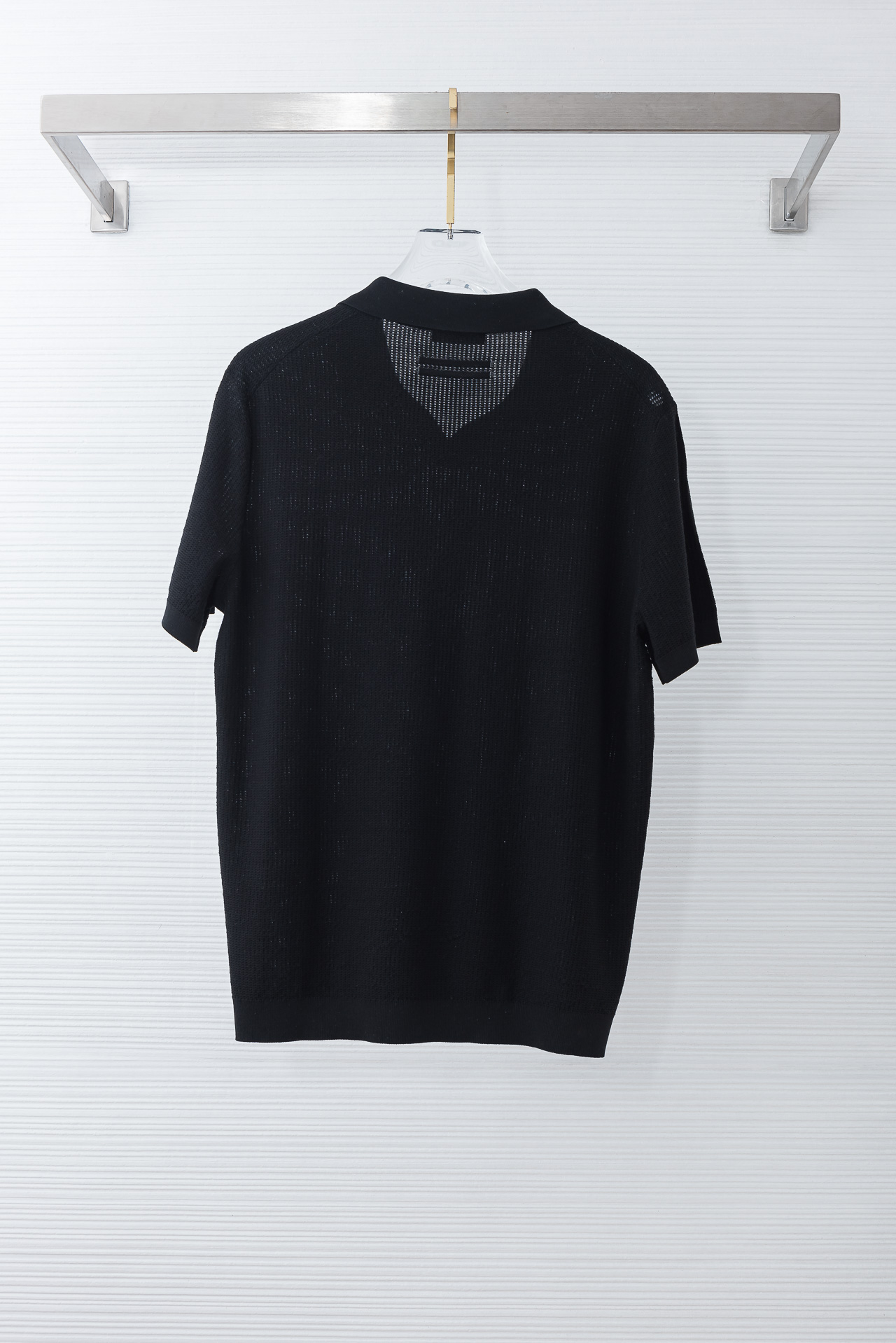 杰尼亚zegna2026春夏新款 桑蚕丝混纺男士针织短袖衫！采用5.5%蚕丝+65.2％莱赛尔天丝+29