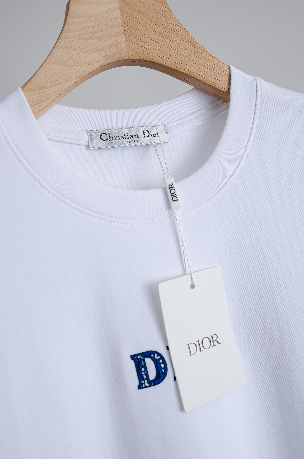 ☀️☀️ Dior迪奥2026SS最新客供进口长绒棉立体剪裁男士圆领短袖T恤衫#定织定染100%长绒棉，