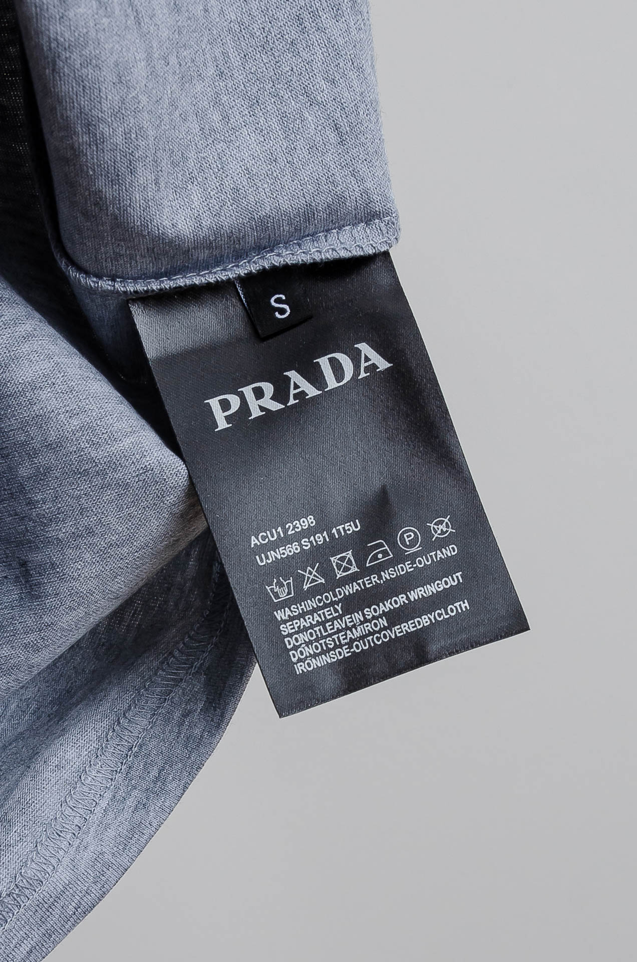 ☀️☀️ Prada普拉达2026SS最新客供进口长绒棉立体剪裁男士圆领短袖T恤衫#定织定染100%长绒