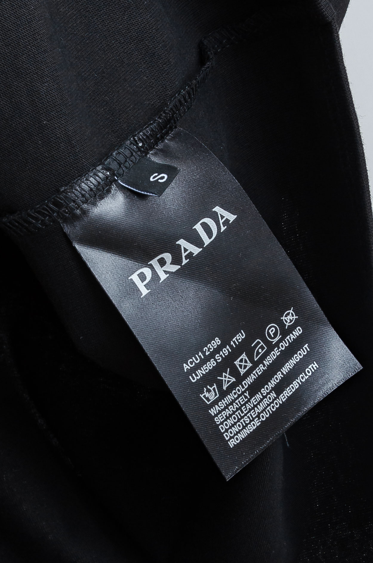 ☀️☀️ Prada普拉达2026SS最新客供进口长绒棉立体剪裁男士圆领短袖T恤衫#定织定染100%长绒