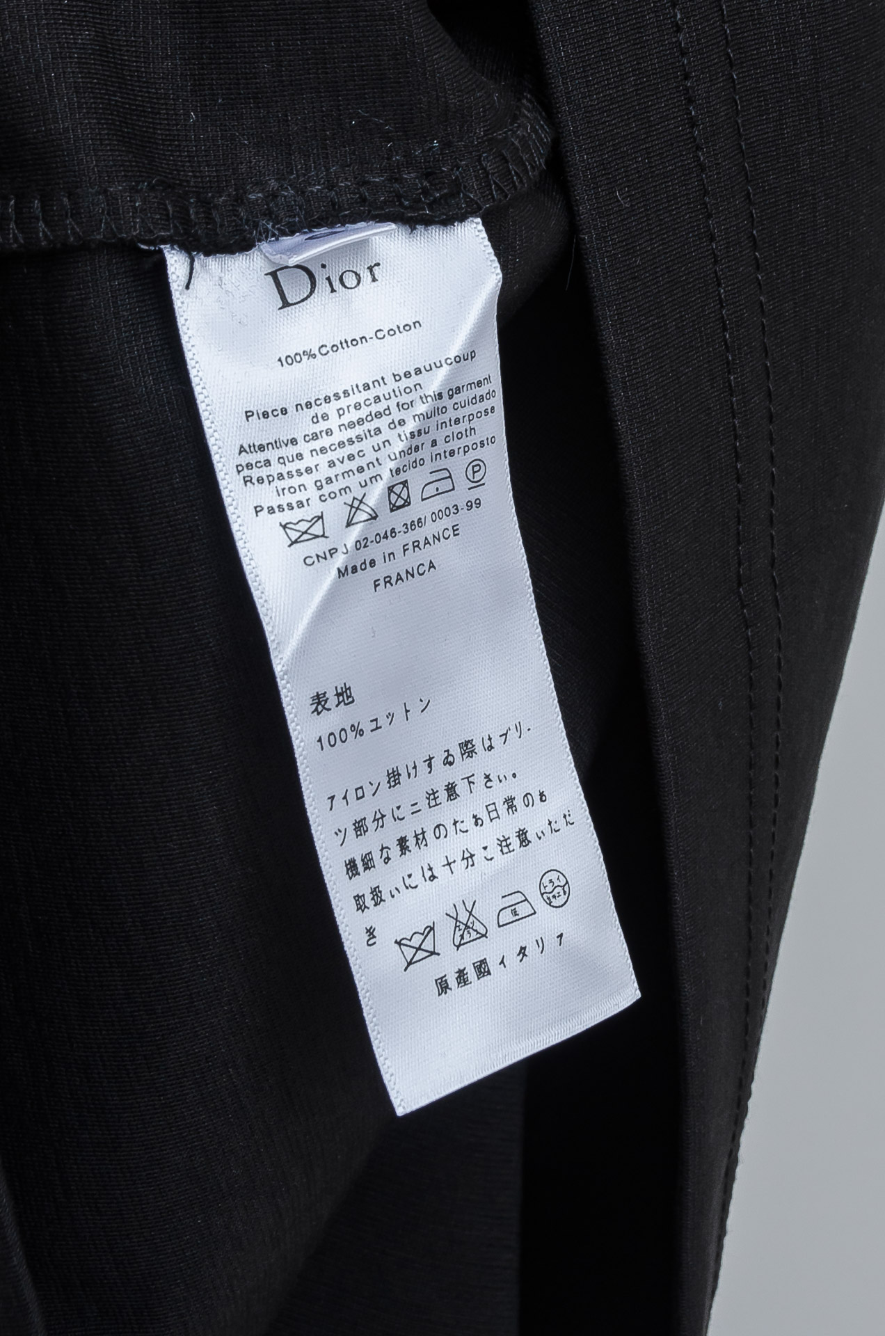 ☀️☀️ Dior迪奥2026SS最新客供进口长绒棉立体剪裁男士圆领短袖T恤衫#定织定染100%长绒棉，