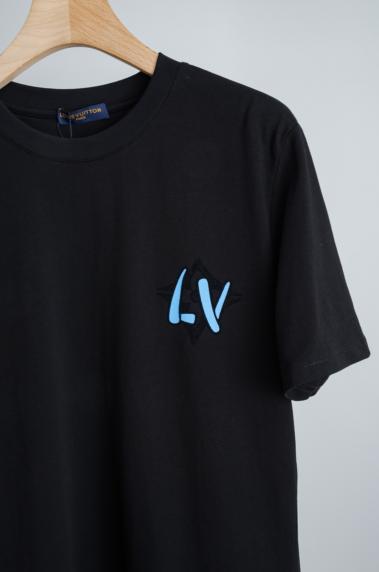☀️☀️ LV 2026SS最新客供进口长绒棉立体剪裁男士圆领短袖T恤衫#定织定染100%长绒棉，最大程