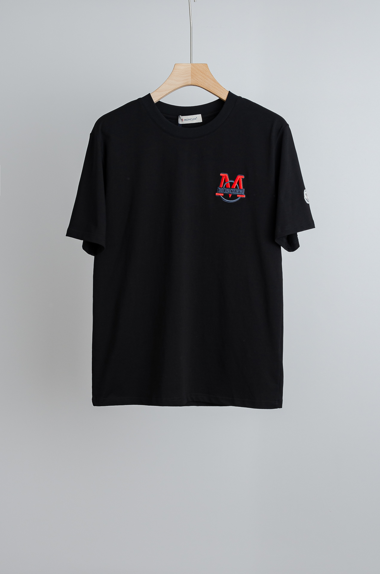 . ☀️☀️ MONCLER蒙口2026SS最新客供进口长绒棉立体剪裁男士圆领短袖T恤衫#定织定染100