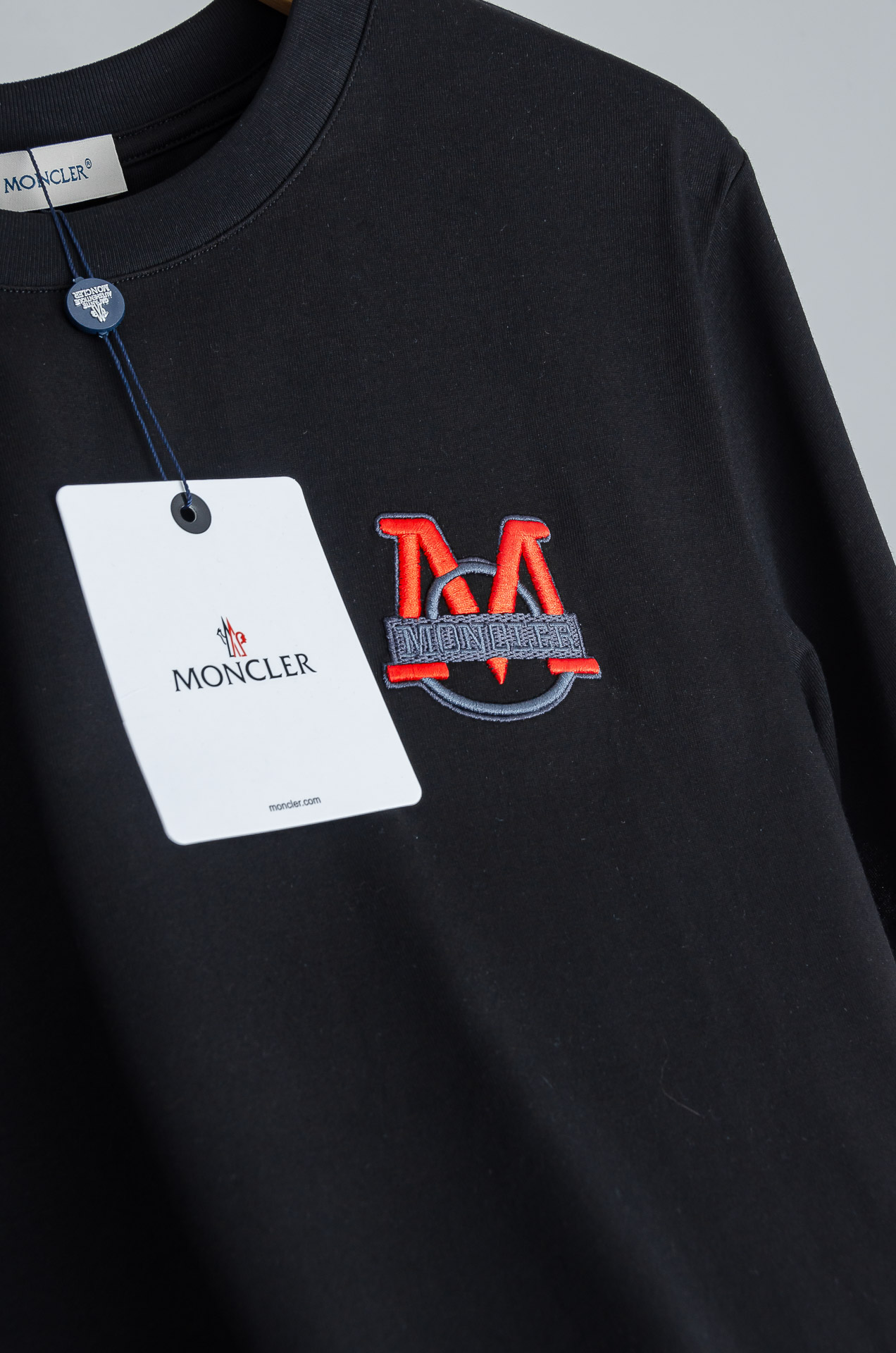 . ☀️☀️ MONCLER蒙口2026SS最新客供进口长绒棉立体剪裁男士圆领短袖T恤衫#定织定染100