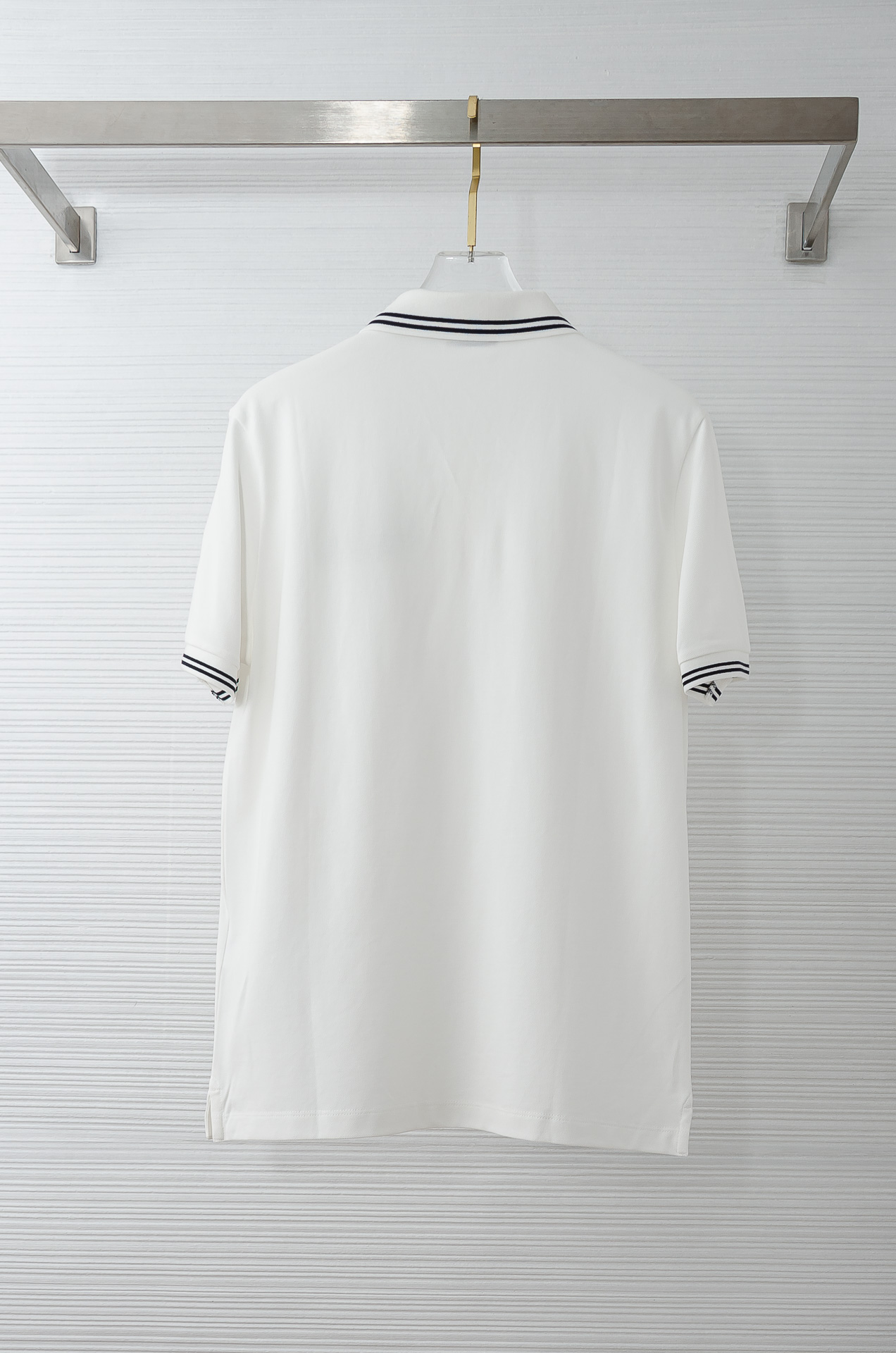 MONC*LER蒙口 2026ss男士商务休闲纯色翻领短袖POLO衫#客供进口100%珠地棉面料，甄选上