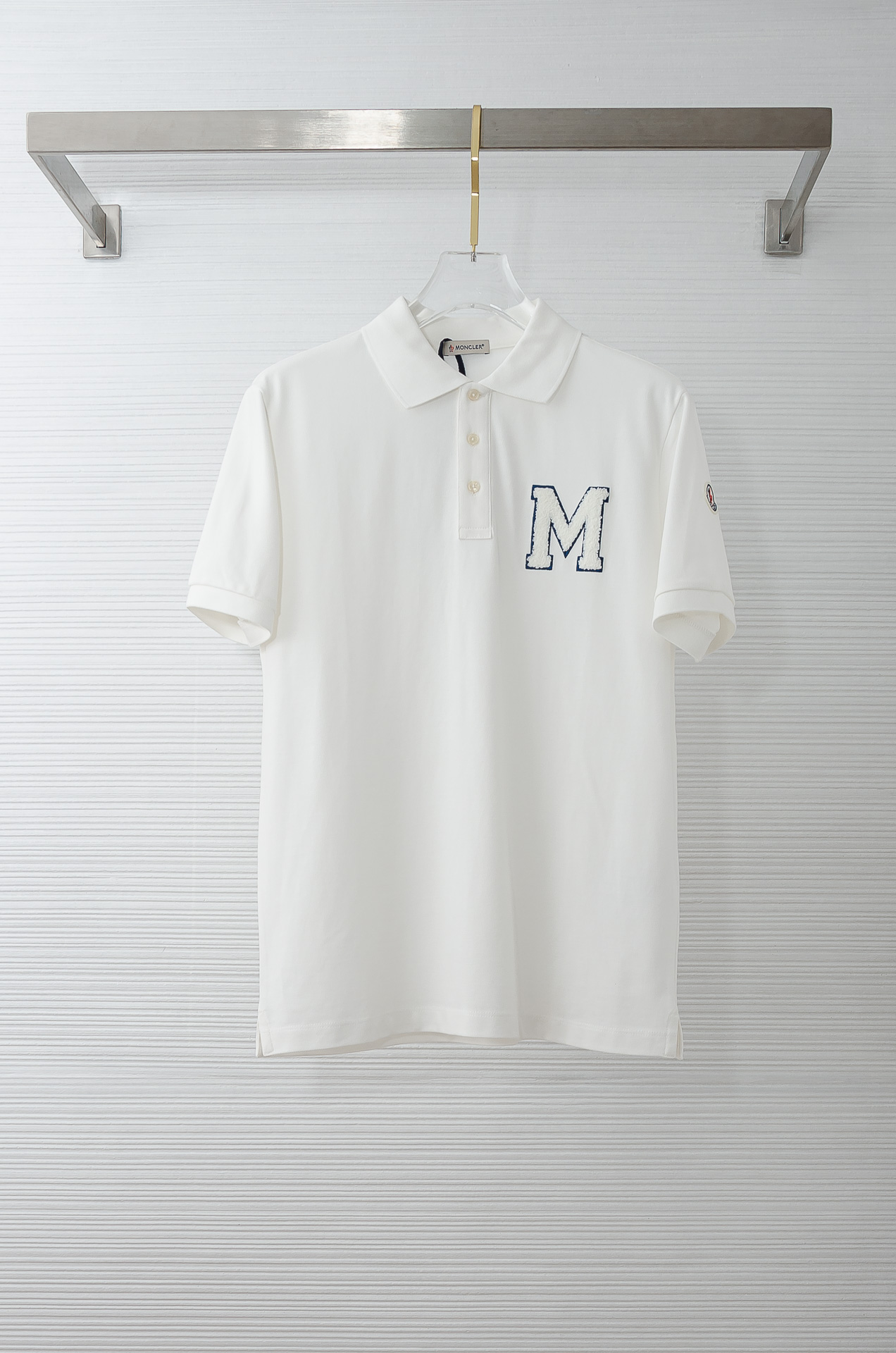 MONC*LER蒙口 2026ss男士商务休闲纯色翻领短袖POLO衫#客供进口100%珠地棉面料，甄选上