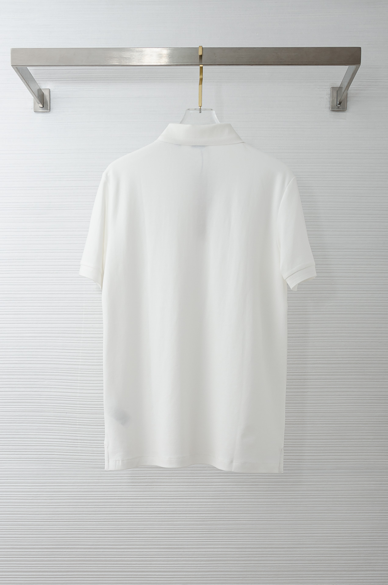 Burberry巴宝莉 2026男士商务休闲纯色翻领短袖POLO衫#客供进口100%珠地棉面料，甄选上等