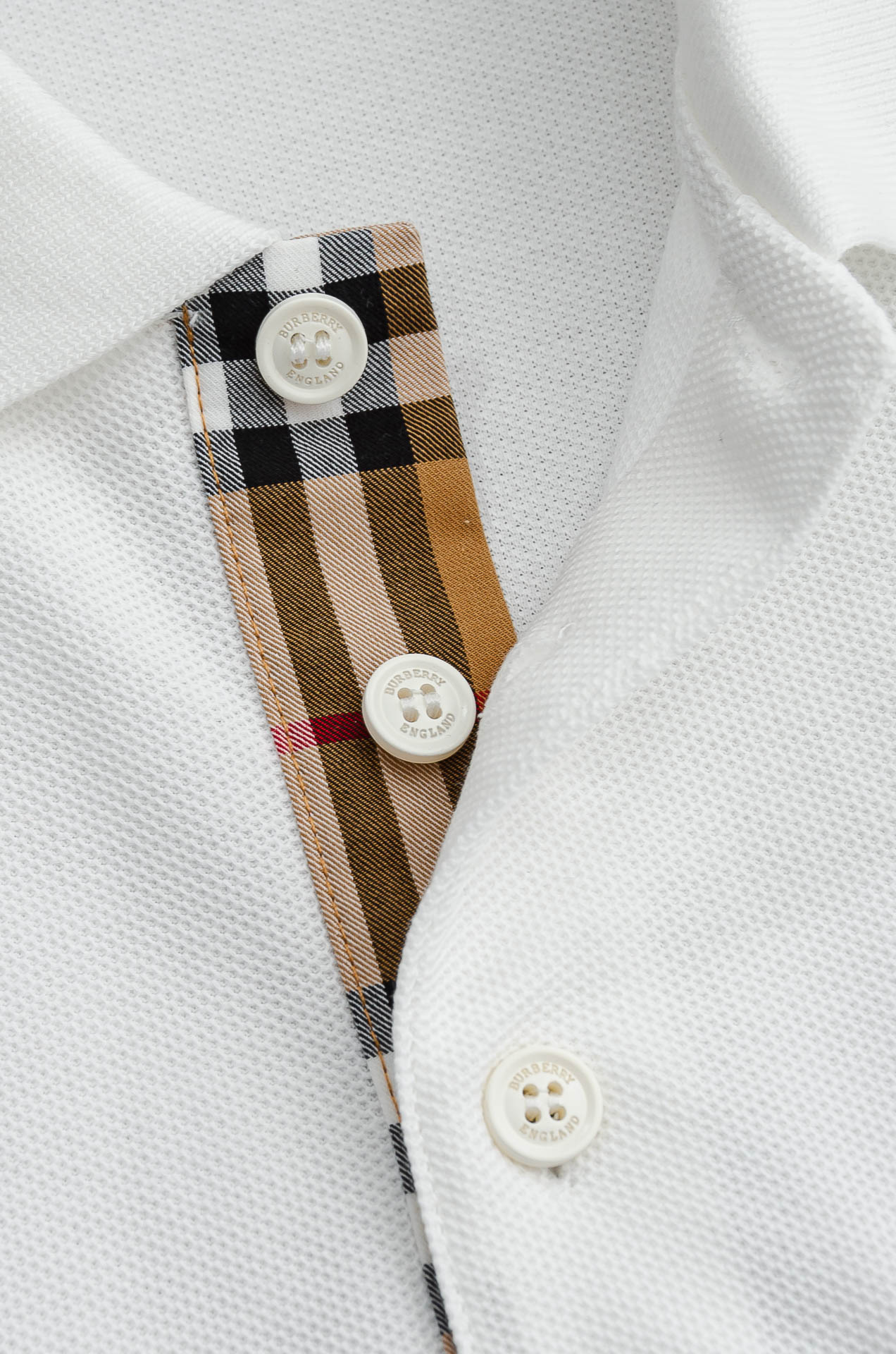 Burberry巴宝莉 2026男士商务休闲纯色翻领短袖POLO衫#客供进口100%珠地棉面料，甄选上等