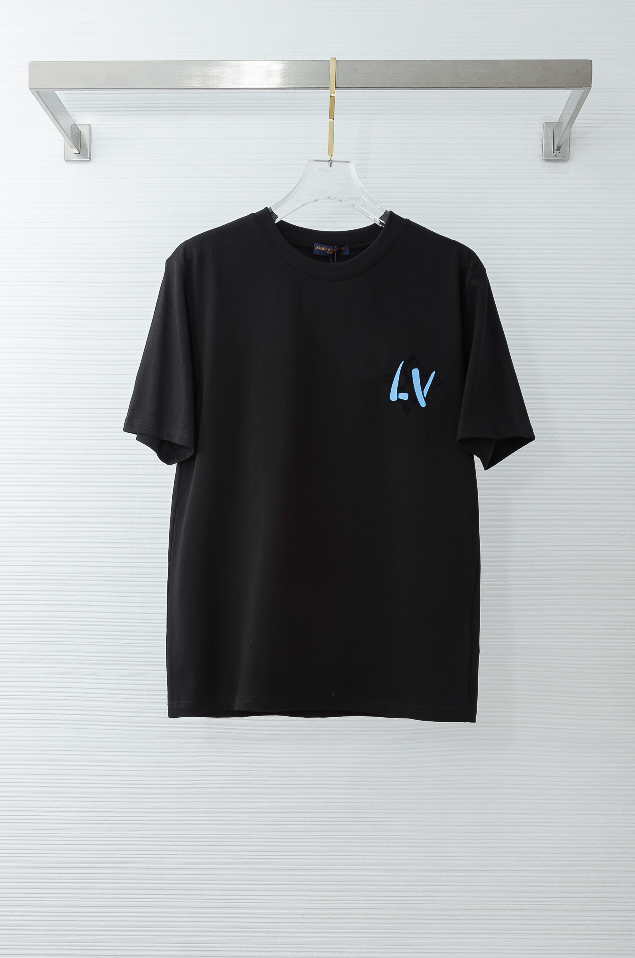 Lv 2026SS最新客供进口长绒棉立体剪裁男士圆领短袖T恤衫#定织定染100%长绒棉，最大程度的给你带