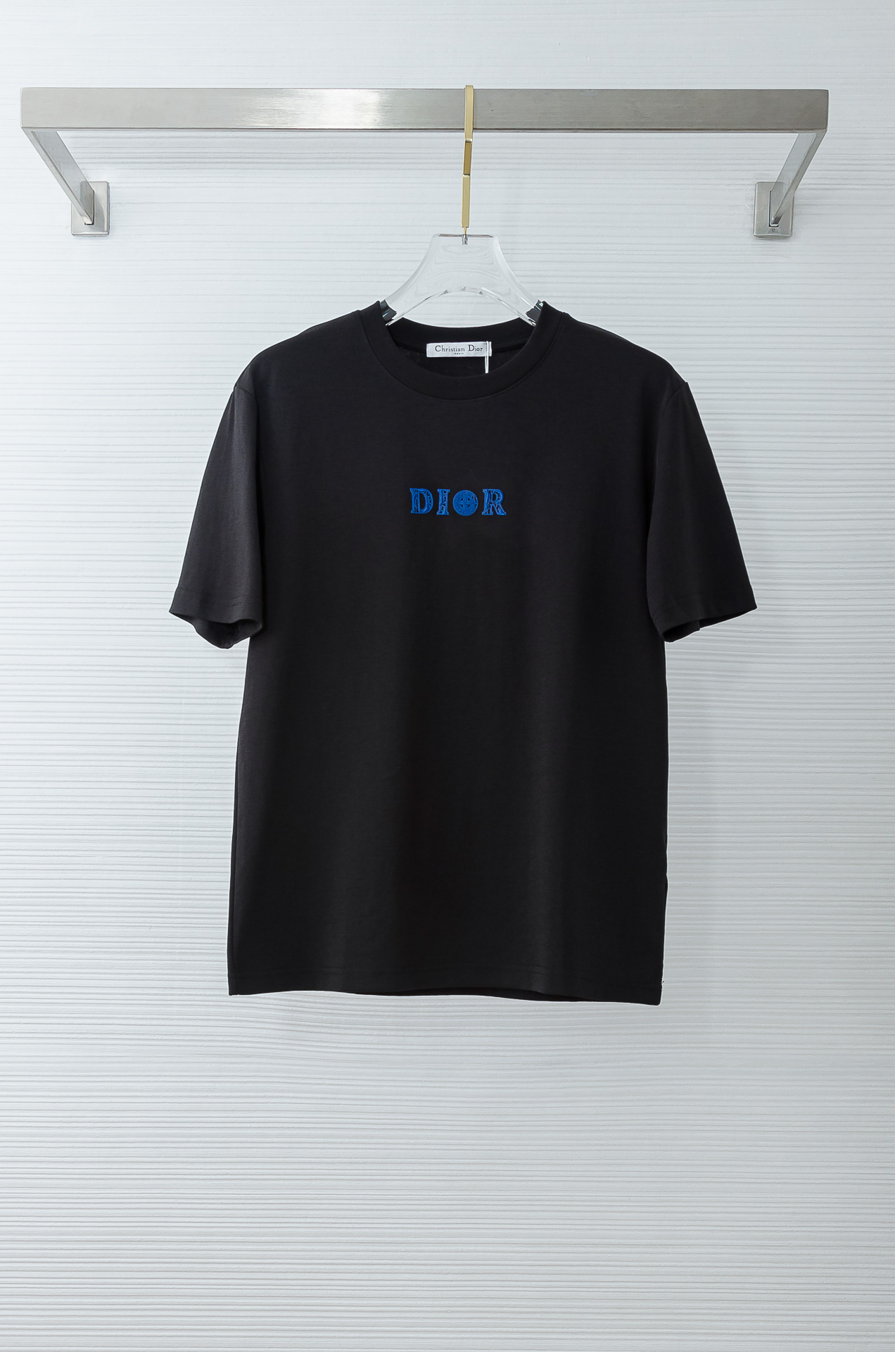 Dior迪奥2026SS最新客供进口长绒棉立体剪裁男士圆领短袖T恤衫#定织定染100%长绒棉，最大程度的