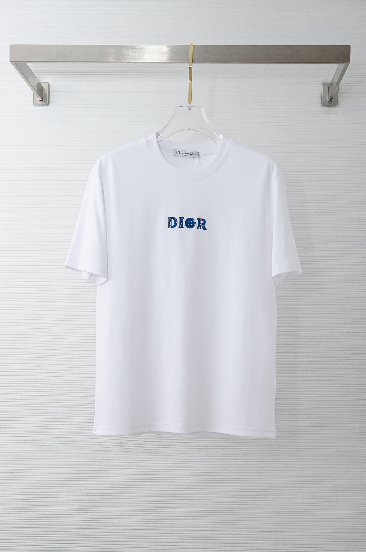 Dior迪奥2026SS最新客供进口长绒棉立体剪裁男士圆领短袖T恤衫#定织定染100%长绒棉，最大程度的