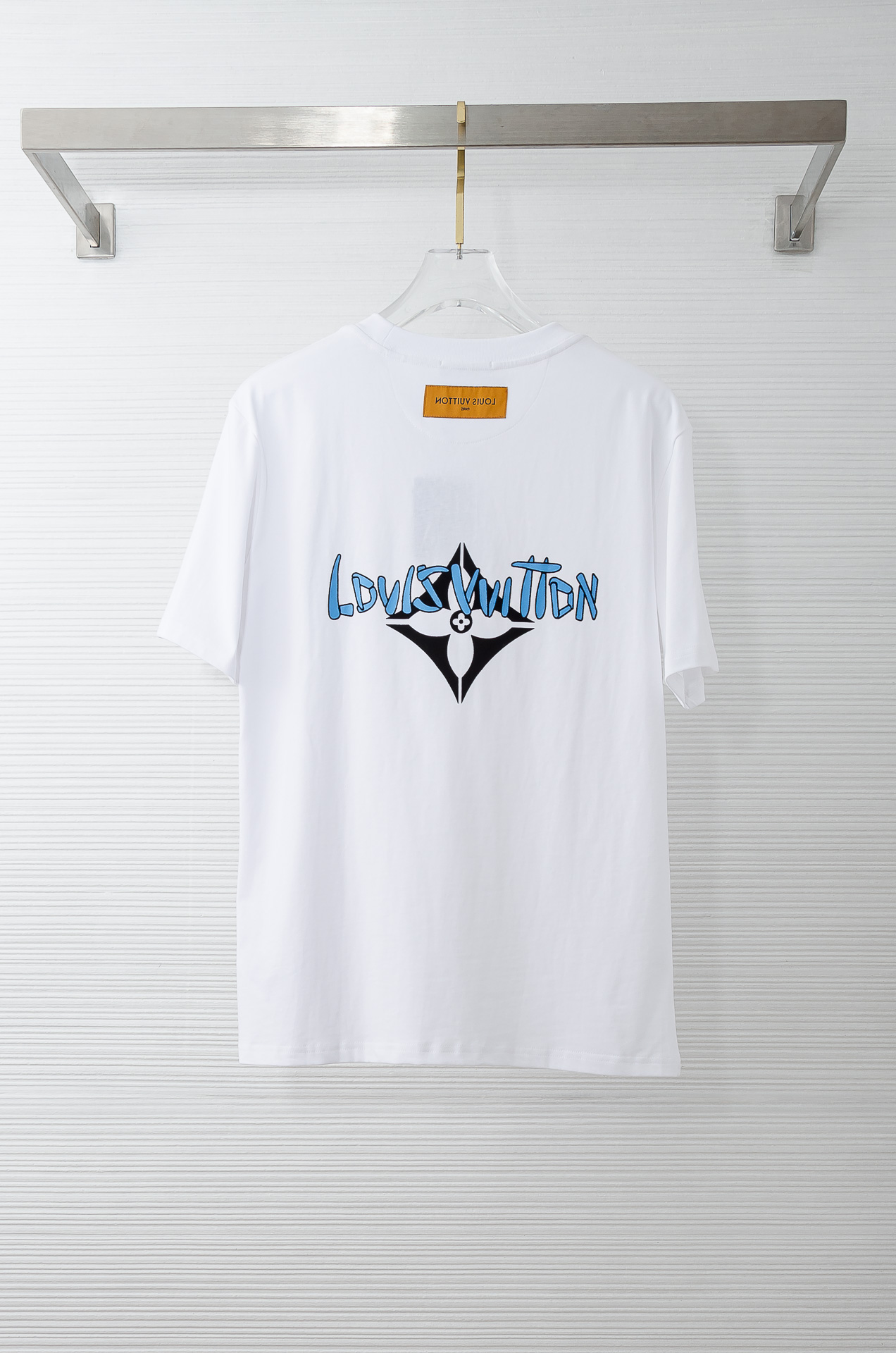 LV 2026SS最新客供进口长绒棉立体剪裁男士圆领短袖T恤衫#定织定染100%长绒棉，最大程度的给你带