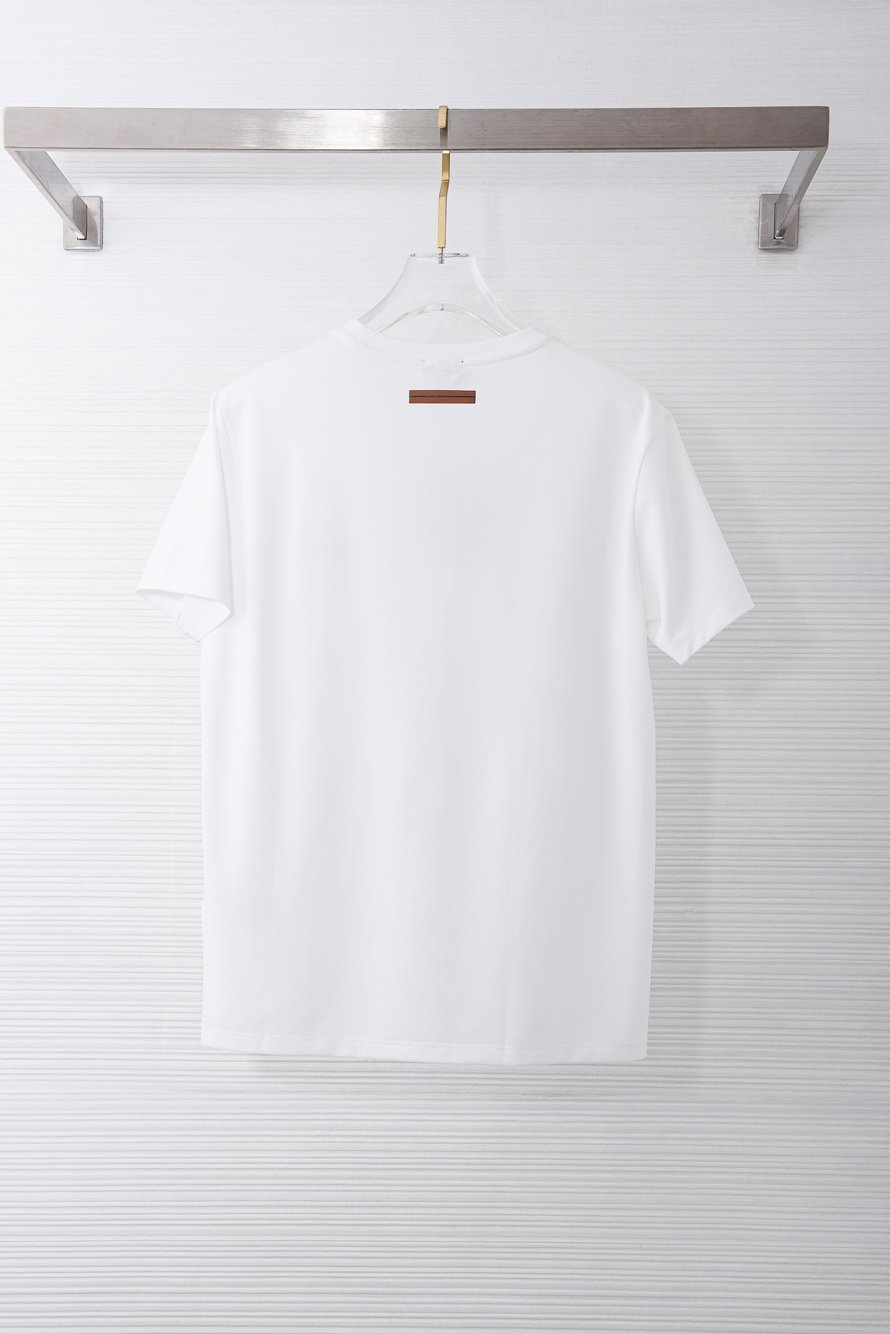 杰尼亚 2026ss春夏新品 ，男士商务休闲纯色圆领短袖POLO衫#面料属性皆为上乘，网眼结构细腻自然，