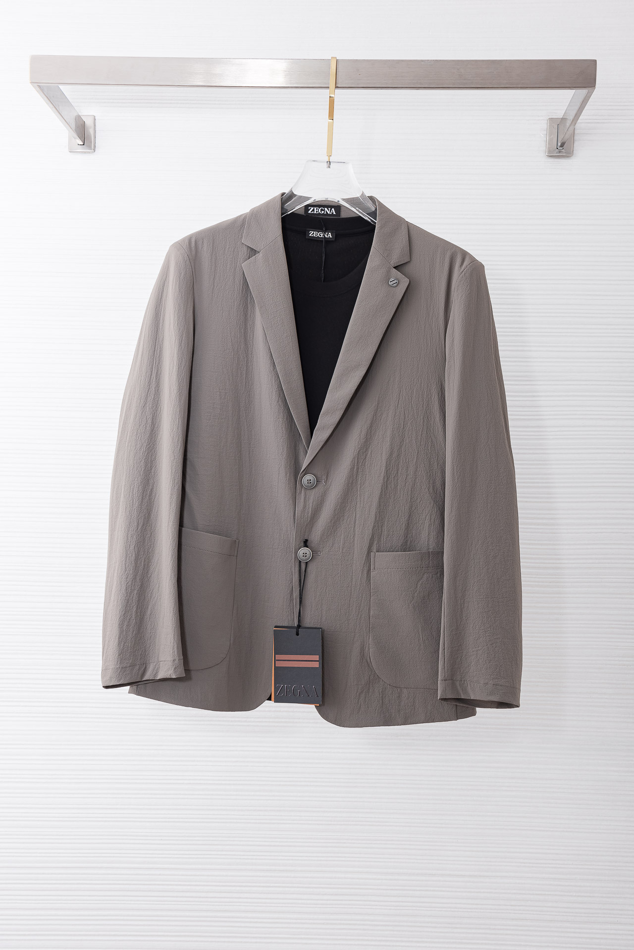 zegna杰尼亚2026ss春夏休闲西装#时尚而舒适的产品，让您在各种场合中都能自信、得体地展现风采。搭