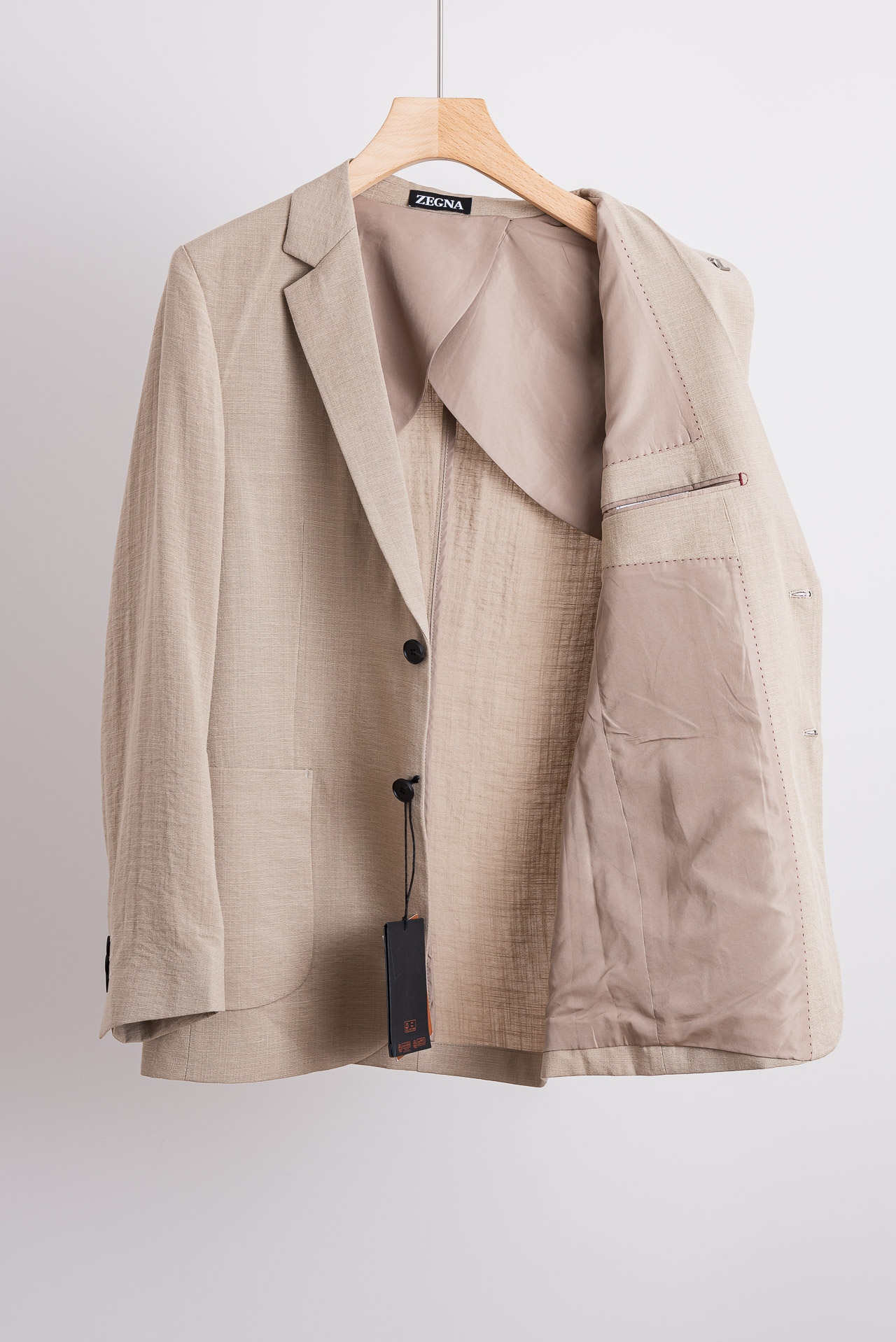 ☀️☀️ zegna杰尼亚 2026ss新春最新 亚麻混纺面料商务休闲西装#一贯的高品质标准，每一个细节