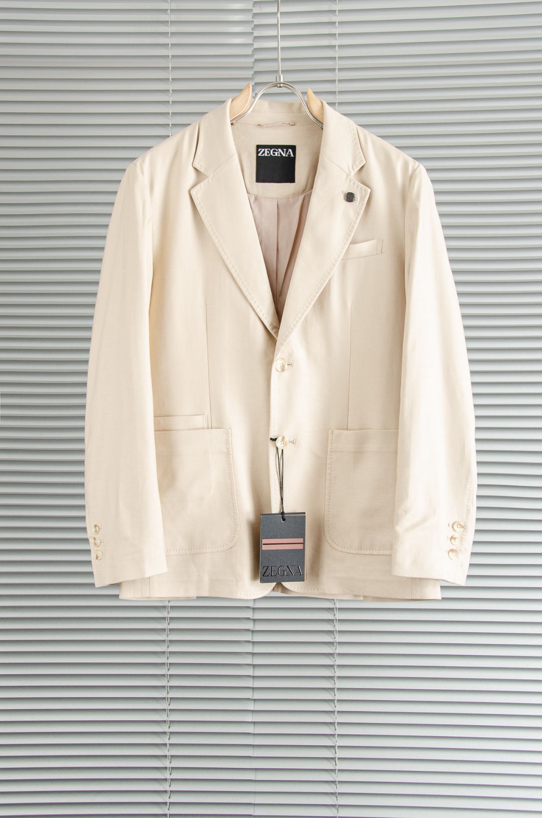 zegna杰尼亚2026ss春夏新品 亚麻混纺面料商务休闲西装#一贯的高品质标准，每一个细节都经过精心打