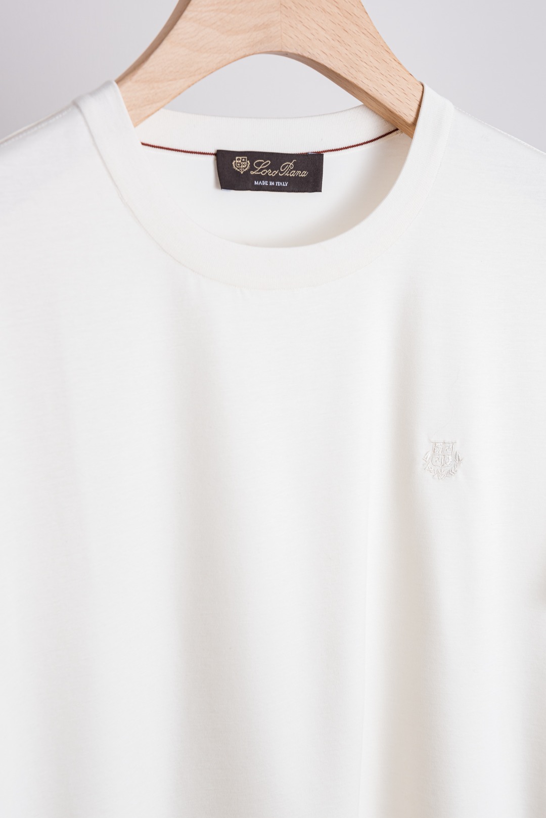 ☀️☀️Loro Piana诺悠翩雅26SS夏季新款顶级桑蚕丝面料 男士圆领短袖T恤#这款经由桑蚕丝打造