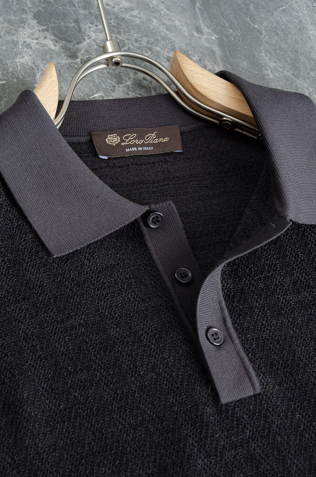loro Piana诺悠翩雅2026ss客供进口亚麻混纺被誉为会呼吸的面料👍🏻 立体裁剪男士舒适翻领短袖