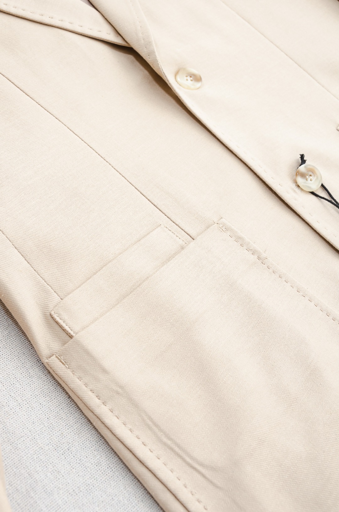 zegna杰尼亚2026ss春夏新品 亚麻混纺面料商务休闲西装#一贯的高品质标准，每一个细节都经过精心打