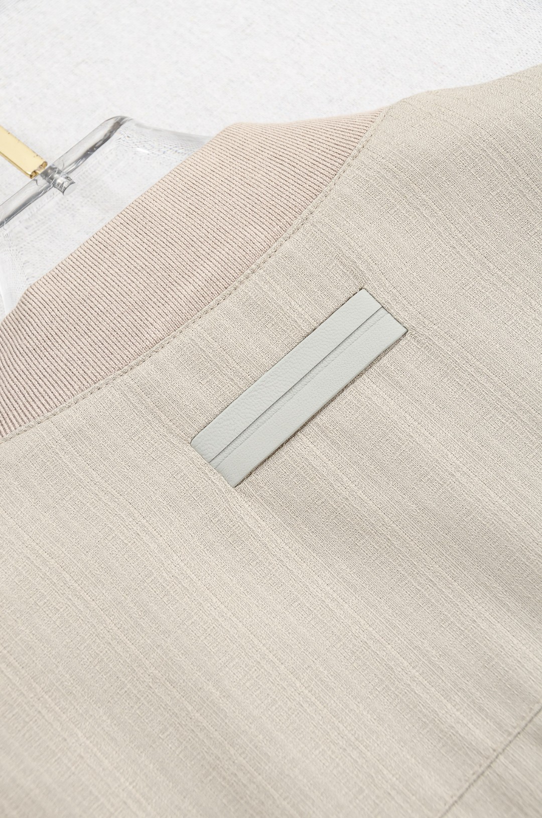 zegna 26SS新款亚麻➕天丝 混纺面料飞行员夹克#这款采用亚麻18%+82天丝混纺面料制作的飞行员
