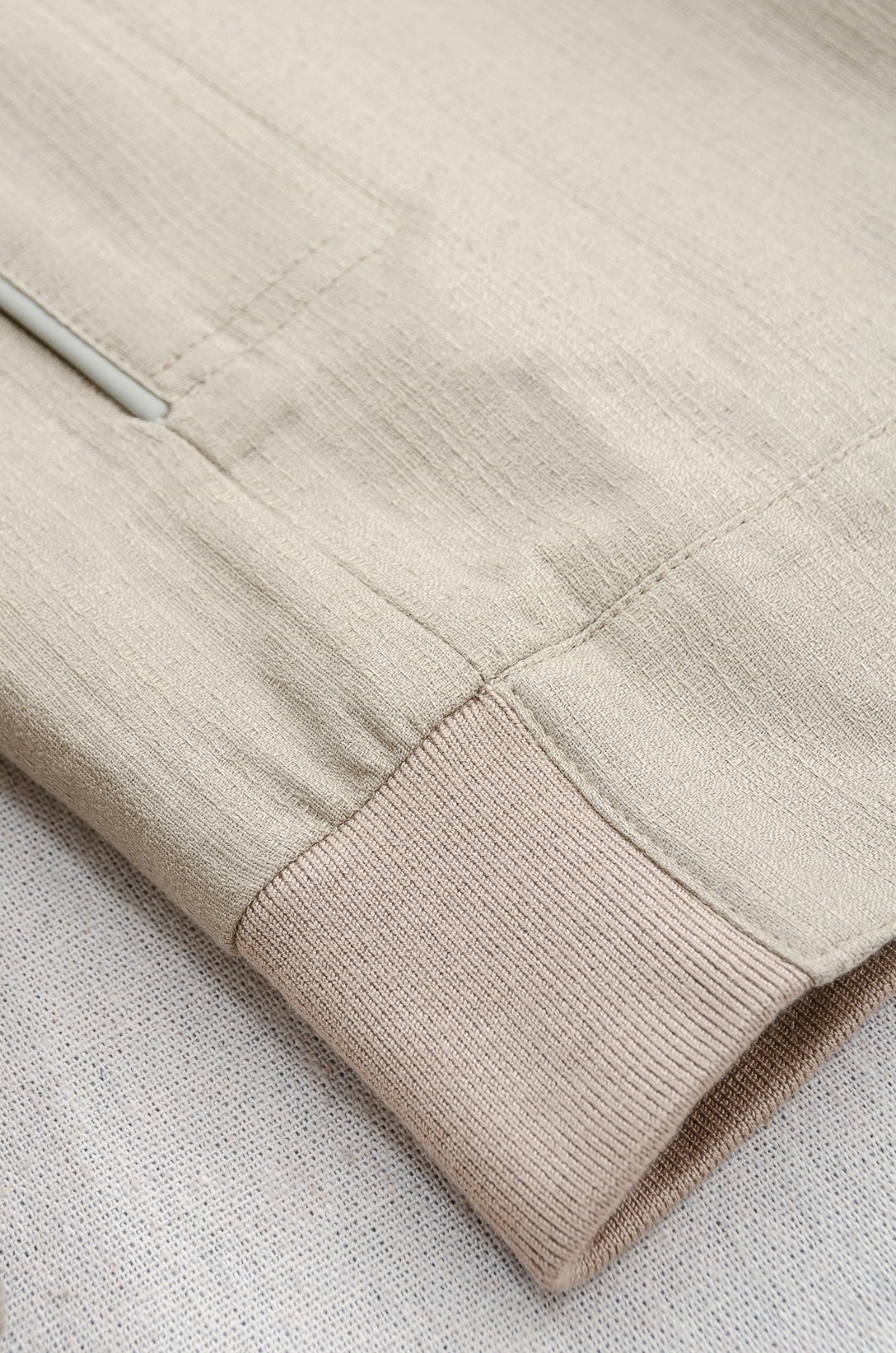 zegna 26SS新款亚麻➕天丝 混纺面料飞行员夹克#这款采用亚麻18%+82天丝混纺面料制作的飞行员