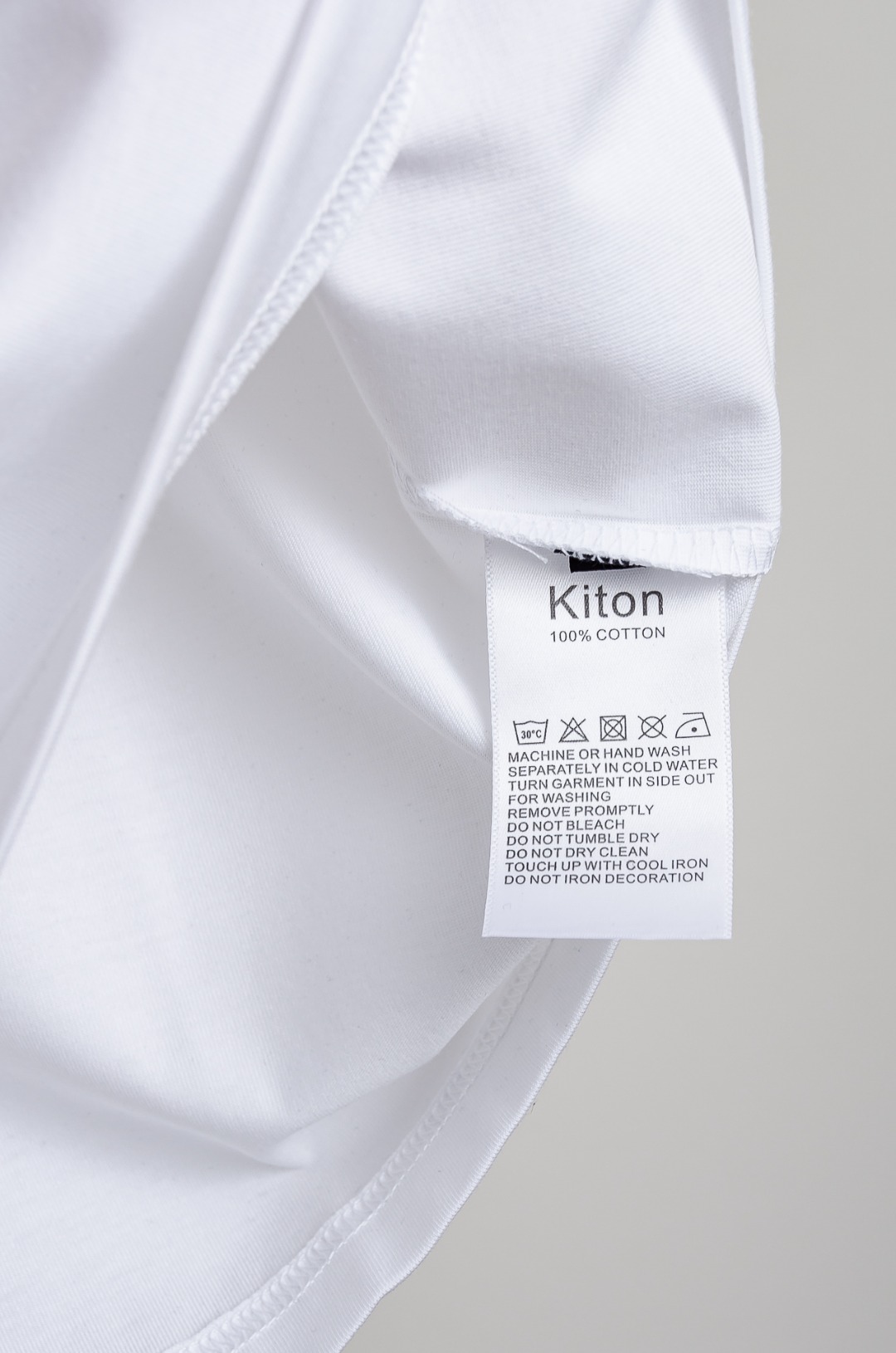 ☀️☀️ kiton奇顿2026SS最新客供进口长绒棉立体剪裁男士圆领短袖T恤衫#定织定染100%长绒棉
