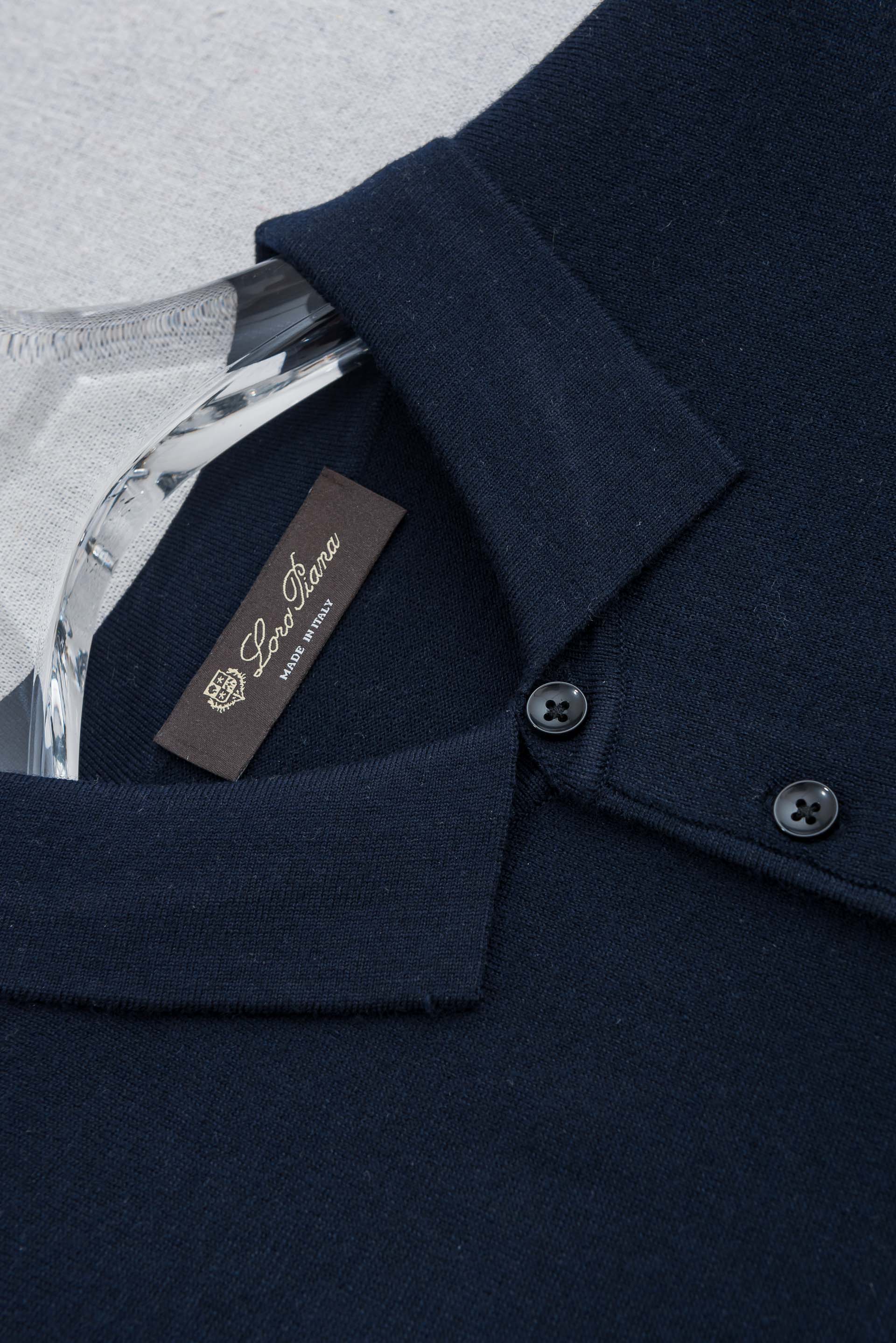 loro Piana 1936ss春夏最新男士经典标徽休闲翻领短袖针织衫！一款融合了精湛工艺与高端材质的