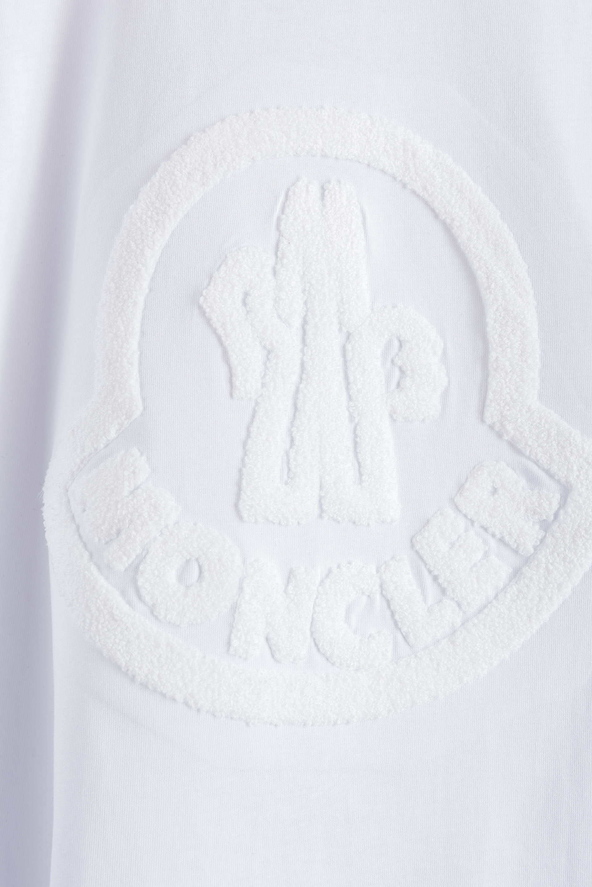 MO*NCLER.蒙口2026SS最新客供进口长绒棉立体剪裁男士圆领短袖T恤衫#定织定染100%长绒棉，