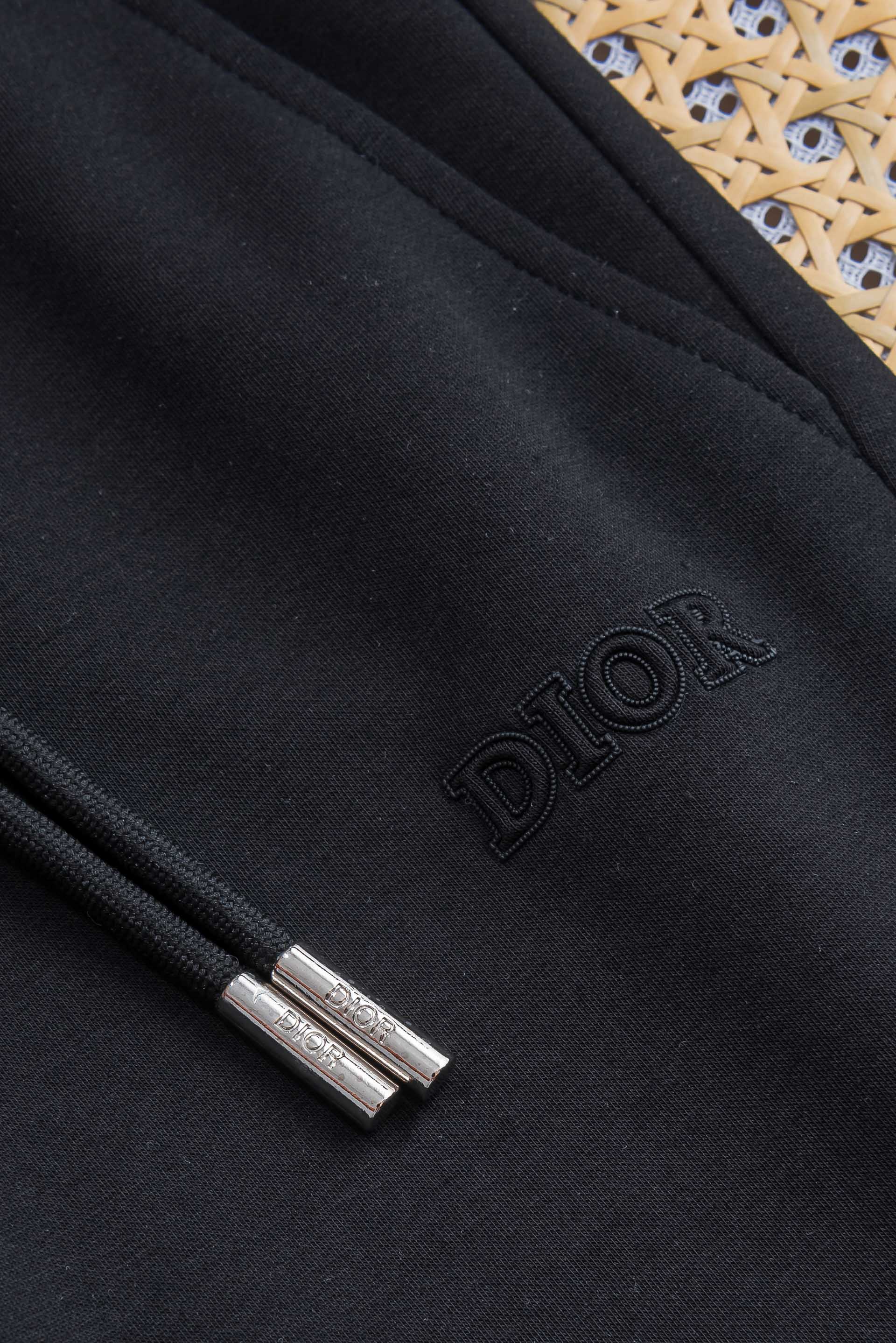☀️☀️Dior26FW最新款精梳棉混纺挺括有型自带筋骨感抗皱性极强四面弹力包容性好弹力松紧腰搭配抽绳设