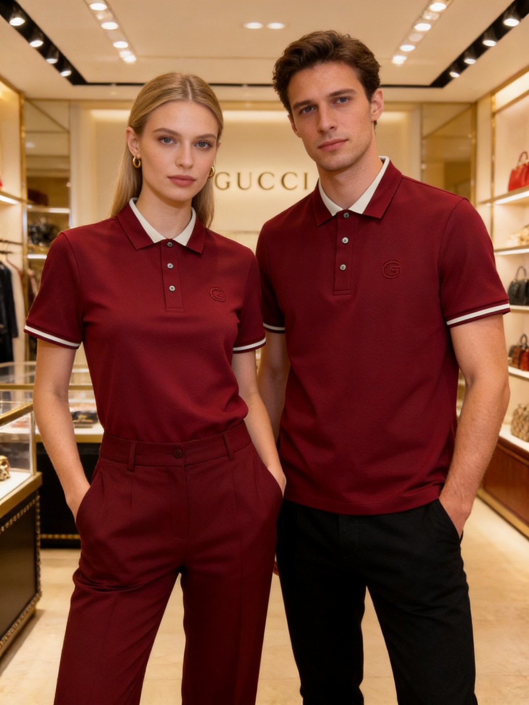 Gucci 2026男士极简质感Polo#解锁高阶通勤美学！甄选高支珠地棉，触感细腻软糯，透气亲肤不闷汗