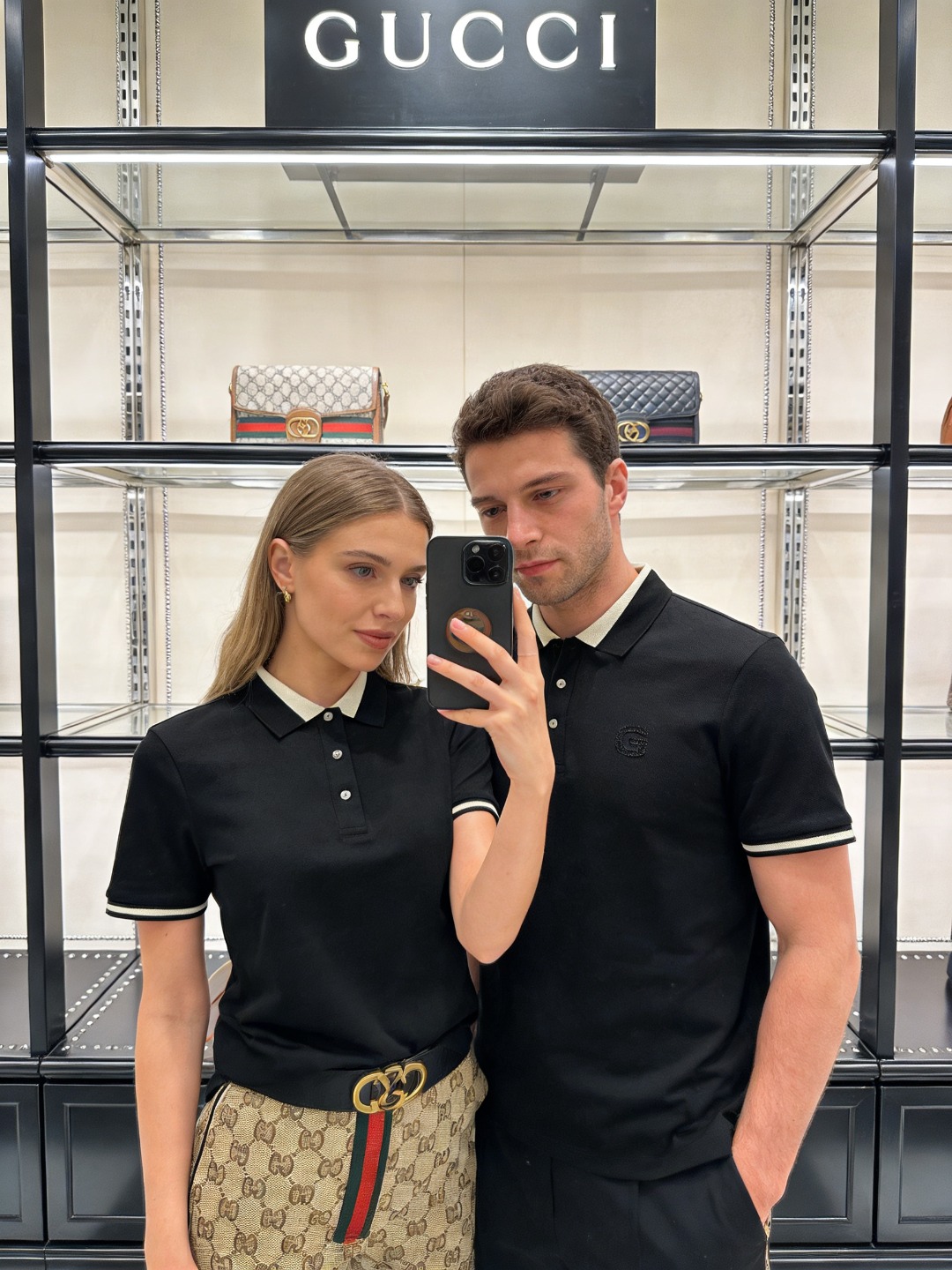 Gucci 2026男士极简质感Polo#解锁高阶通勤美学！甄选高支珠地棉，触感细腻软糯，透气亲肤不闷汗