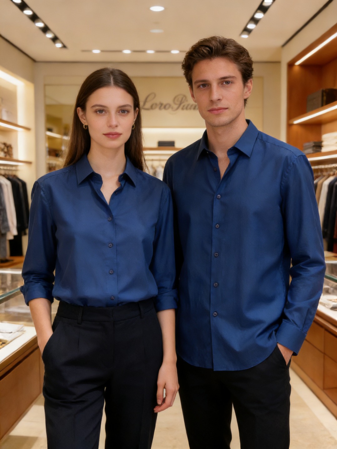 loro Piana1936新款衬衫#,客供天丝+棉质纤维混纺面料,精细的做工凸显面料质感,比普通棉质来