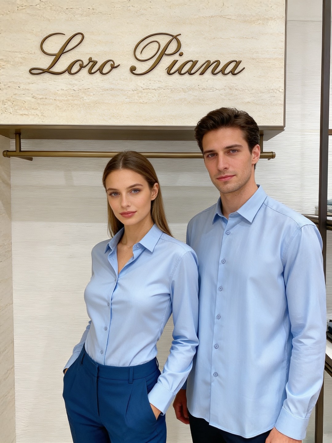 loro Piana1936新款衬衫#,客供天丝+棉质纤维混纺面料,精细的做工凸显面料质感,比普通棉质来