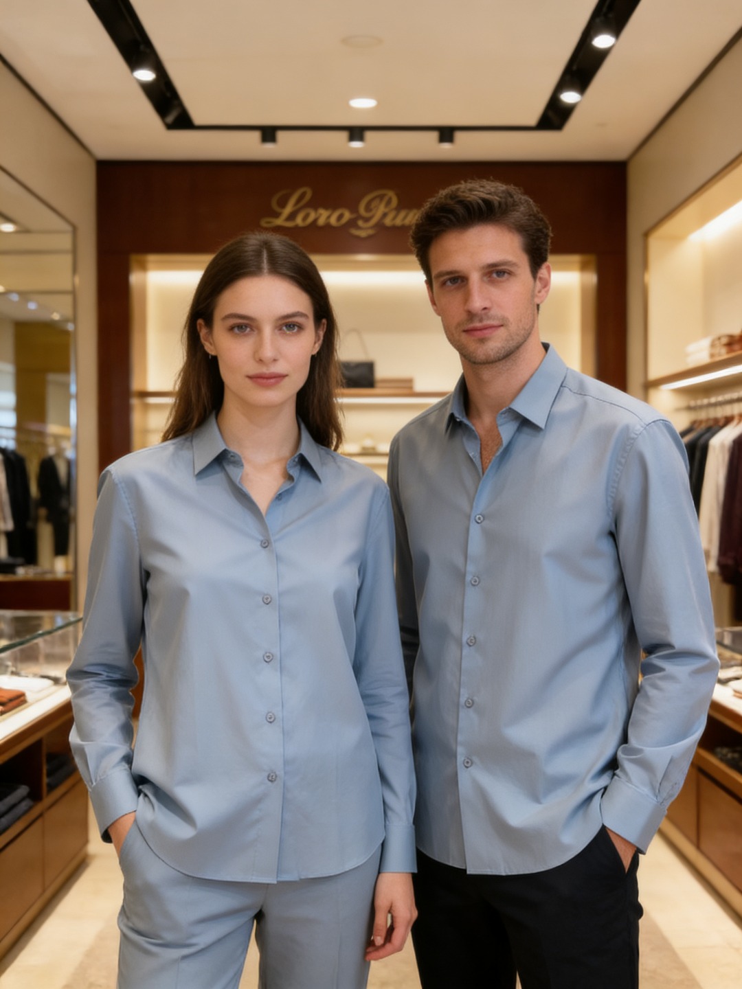 loro Piana1936新款衬衫#,客供天丝+棉质纤维混纺面料,精细的做工凸显面料质感,比普通棉质来