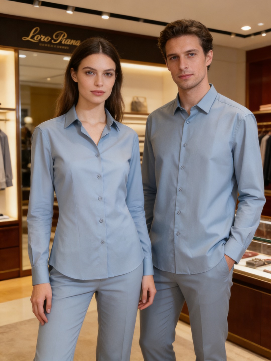 loro Piana1936新款衬衫#,客供天丝+棉质纤维混纺面料,精细的做工凸显面料质感,比普通棉质来