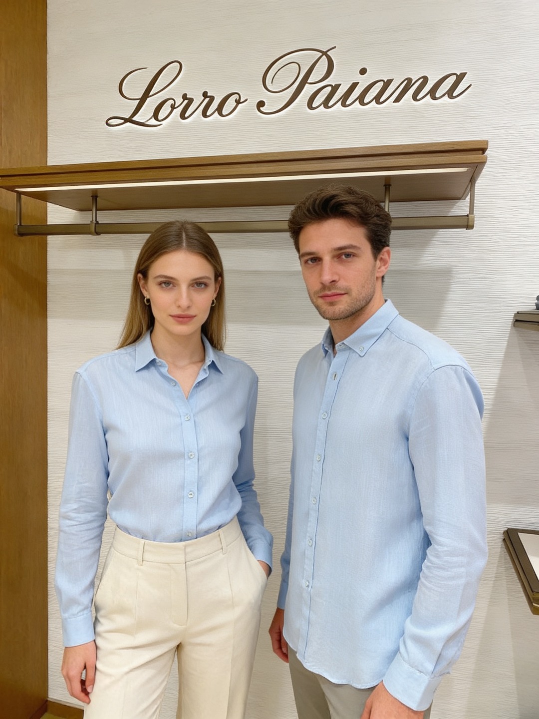 loro Piana 男士2026简约商务休闲长袖衬衫#非常适合追求品质的男士！奢华亚麻面料，亚麻被誉为