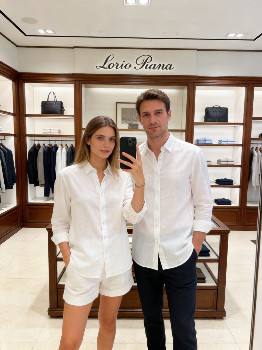 loro Piana 男士2026简约商务休闲长袖衬衫#非常适合追求品质的男士！奢华亚麻面料，亚麻被誉为