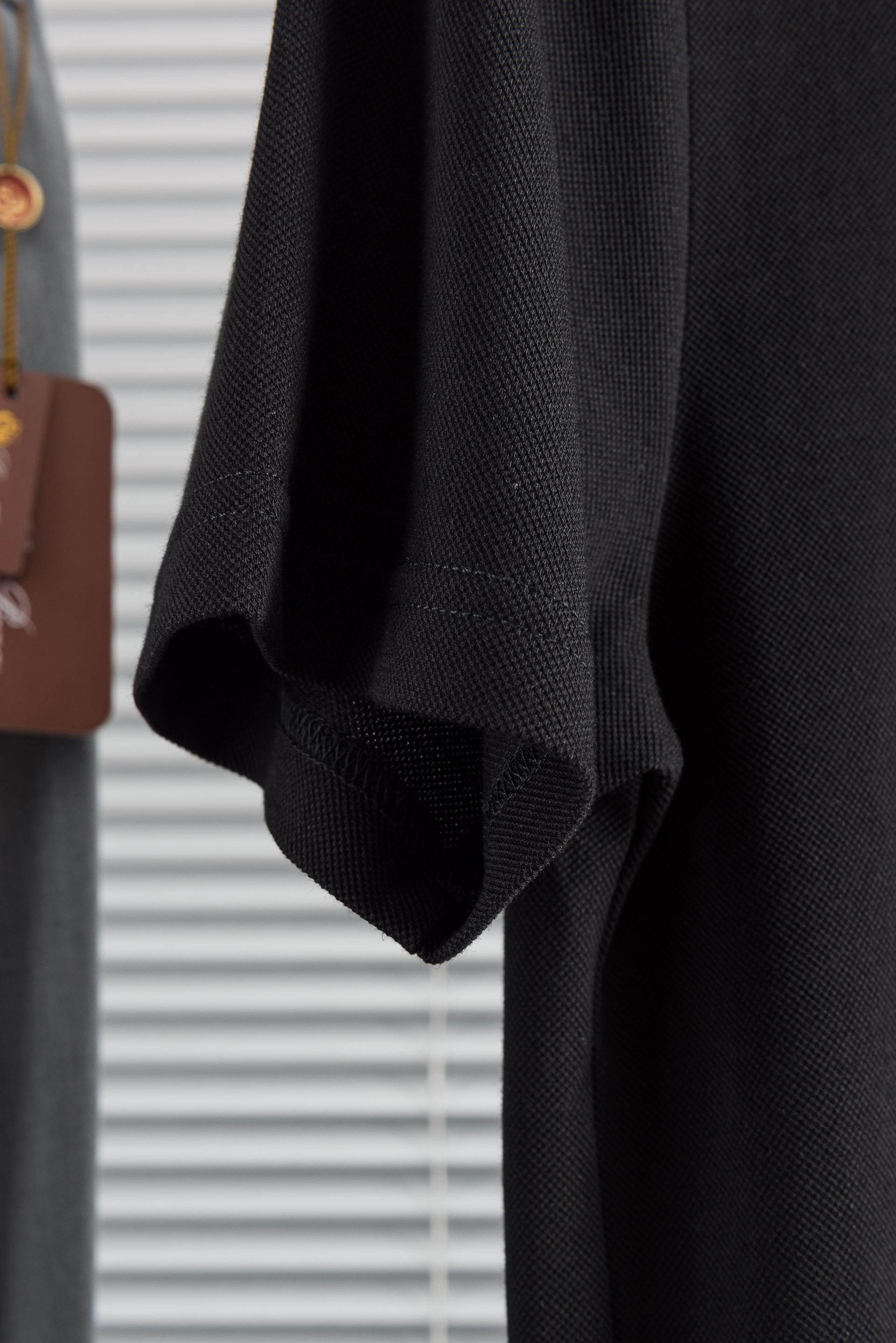 Loro Piana2026SS客供精梳棉+再生纤维素纤维网眼珠地丝光处理丝滑透气凉爽定织翻领男士商务休 Loro Piana2026SS客供精梳棉+再生纤维素纤维网眼珠地丝光处理丝滑透气凉爽定织翻领男士商务休