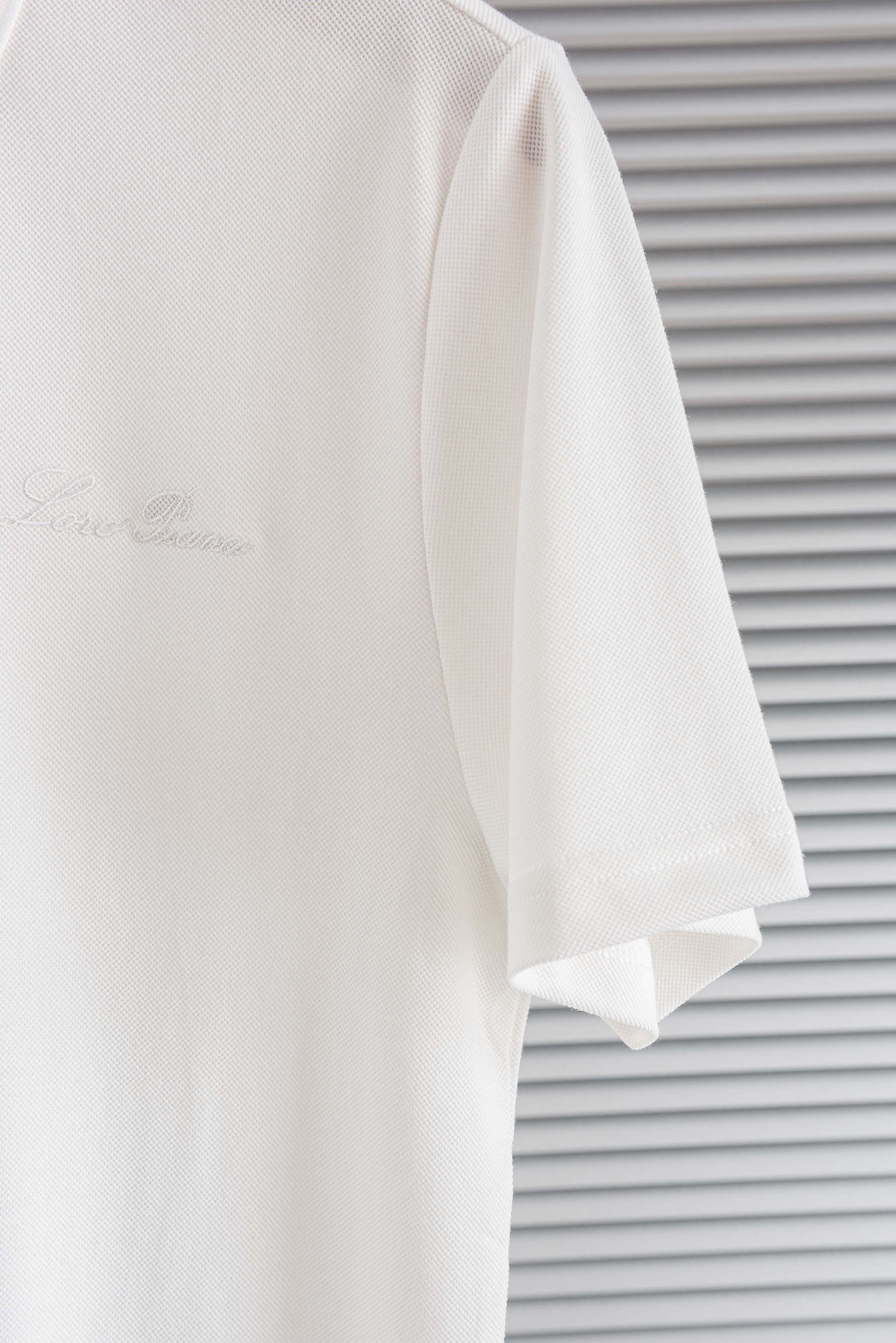 Loro Piana2026SS客供精梳棉+再生纤维素纤维网眼珠地丝光处理丝滑透气凉爽定织翻领男士商务休 Loro Piana2026SS客供精梳棉+再生纤维素纤维网眼珠地丝光处理丝滑透气凉爽定织翻领男士商务休